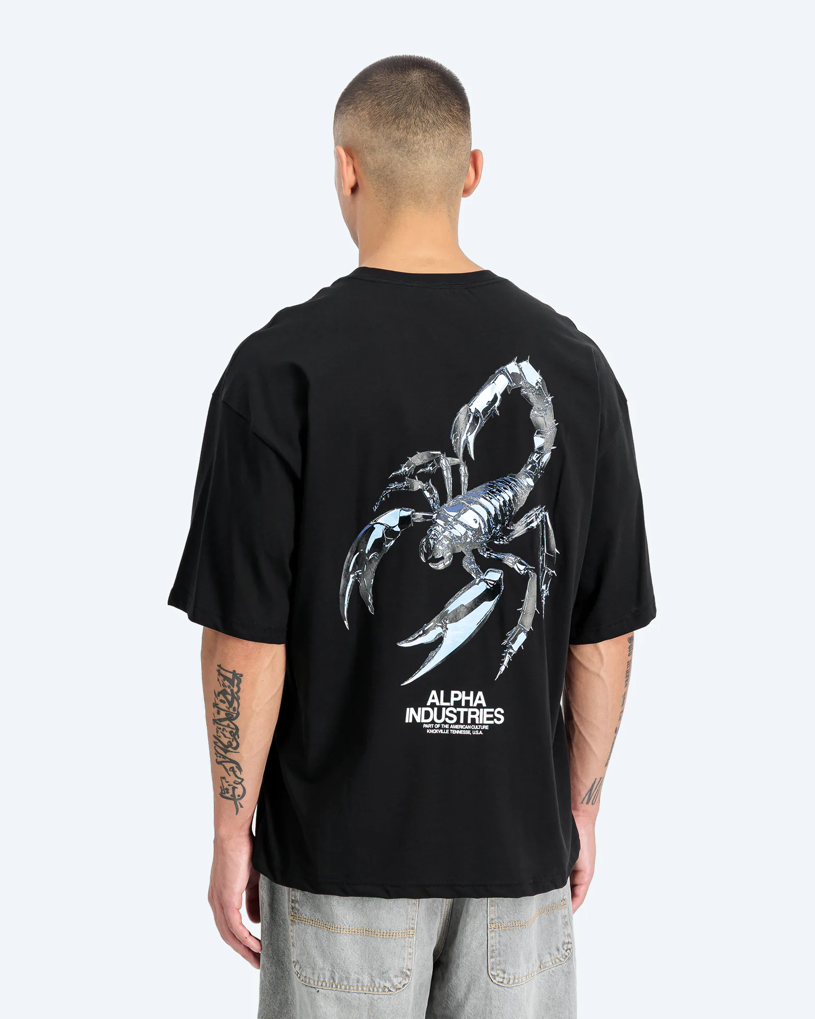 Scorpion Cyborg T-Shirt Black