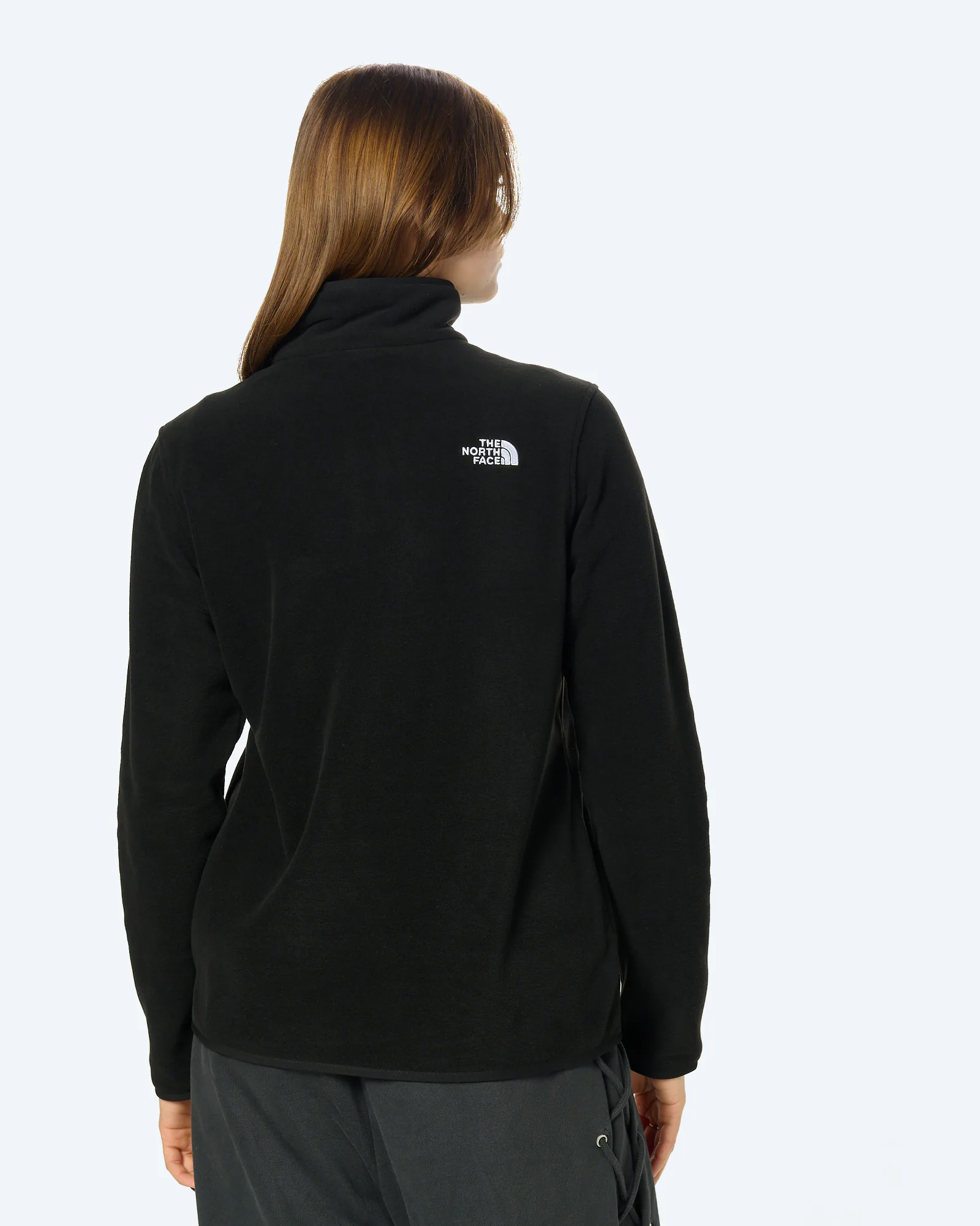 The North Face Womens Glacier Fleece 1/4 Zip Jacket Black