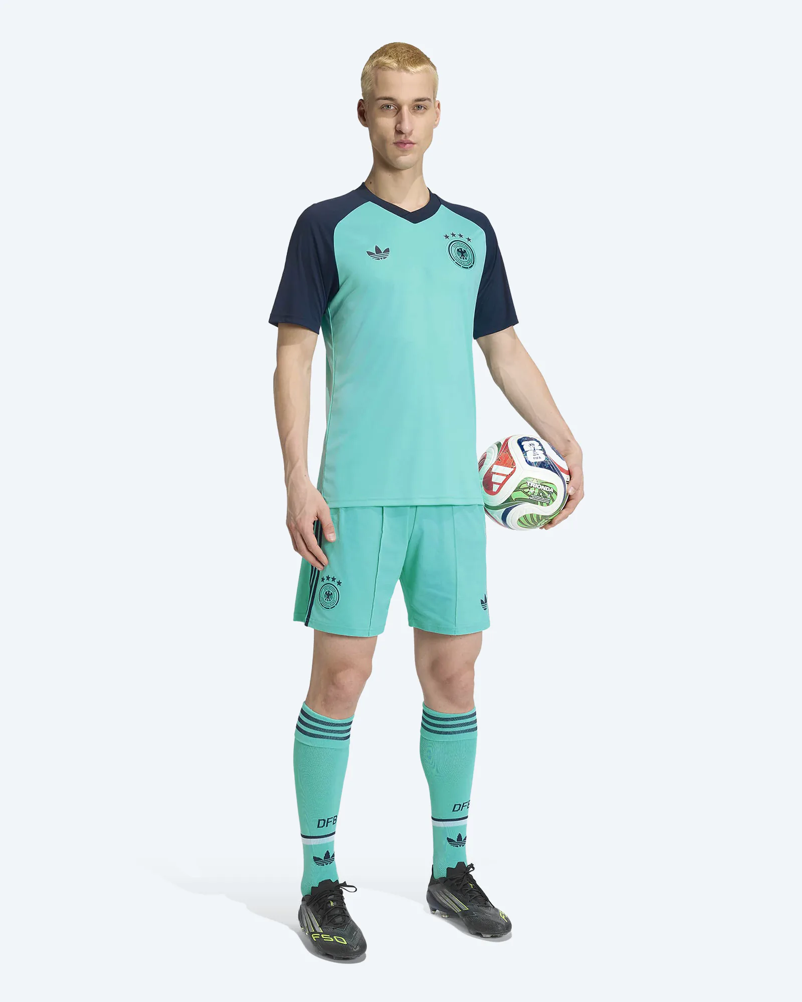 DFB Germany 26 Away Pre Match Jersey Flash Aqua