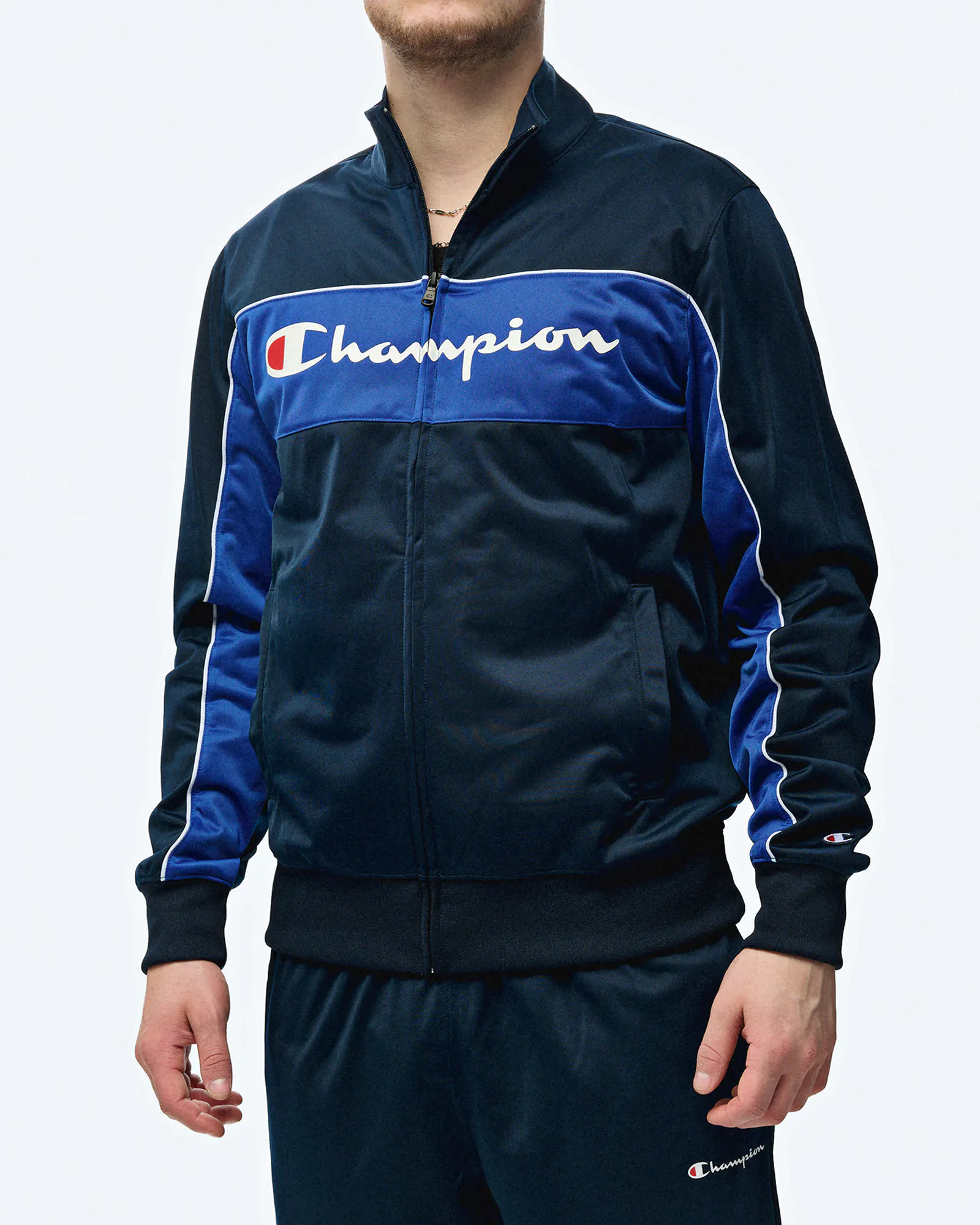 Baby blue champion tracksuit shop