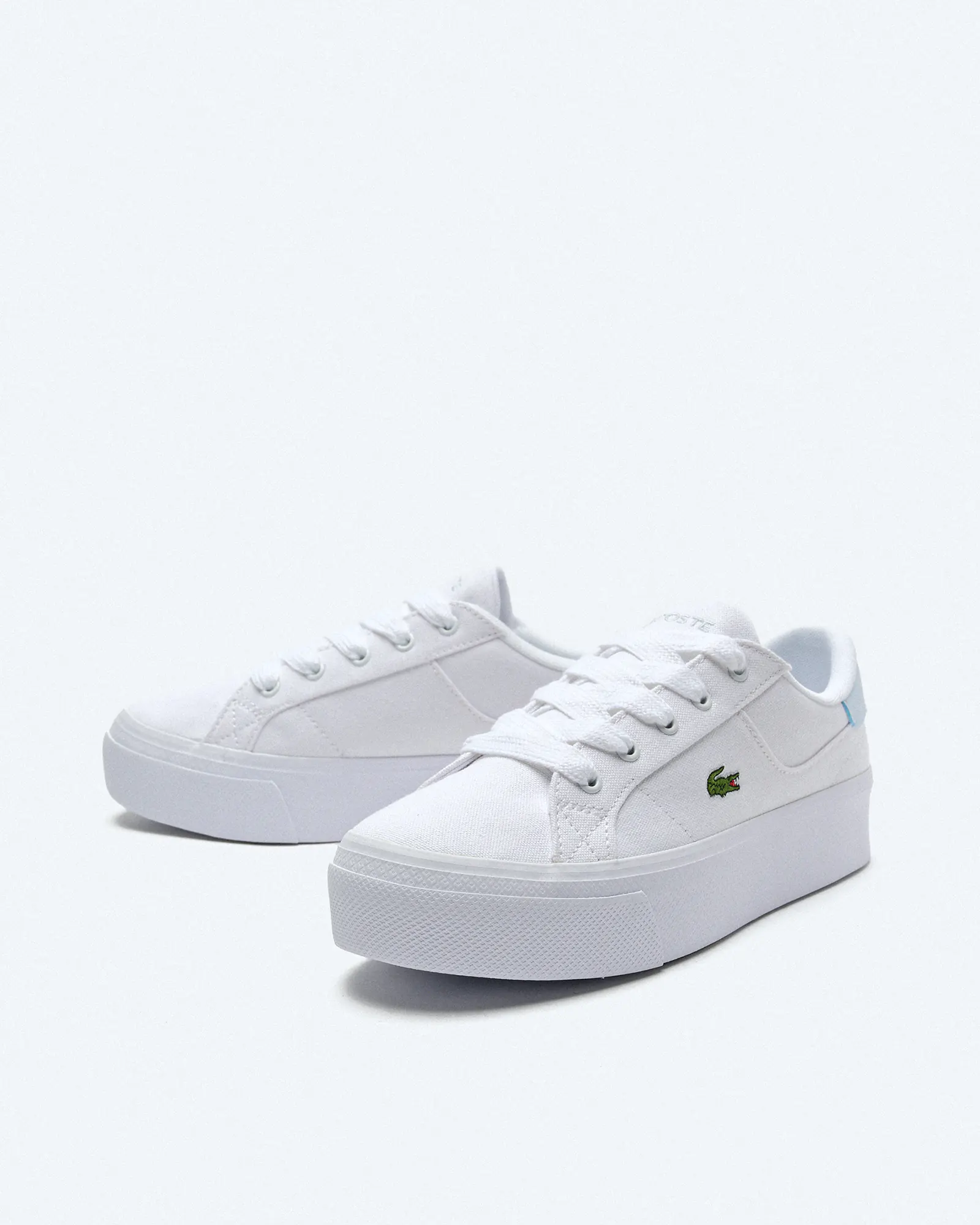 Lacoste Ziane Platform Sneaker White/Light Blue Lacoste Ziane Platform Sneaker White/Light Blue