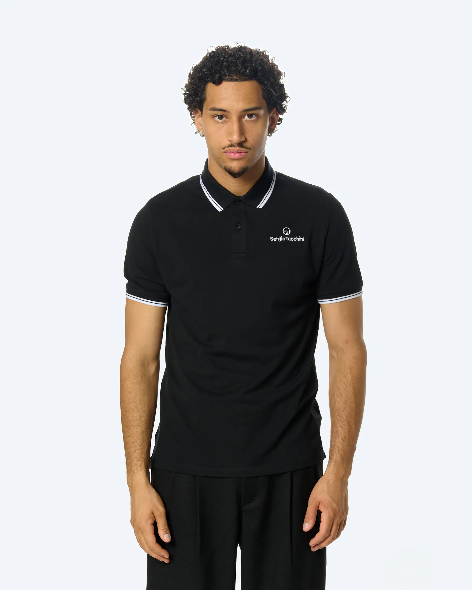 Reed 025 Co Polo Black/White