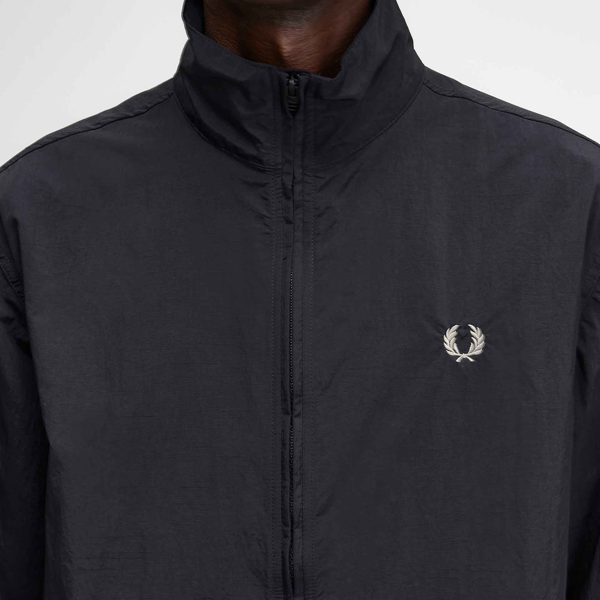 Fred Perry Woven Track Jacket Black
