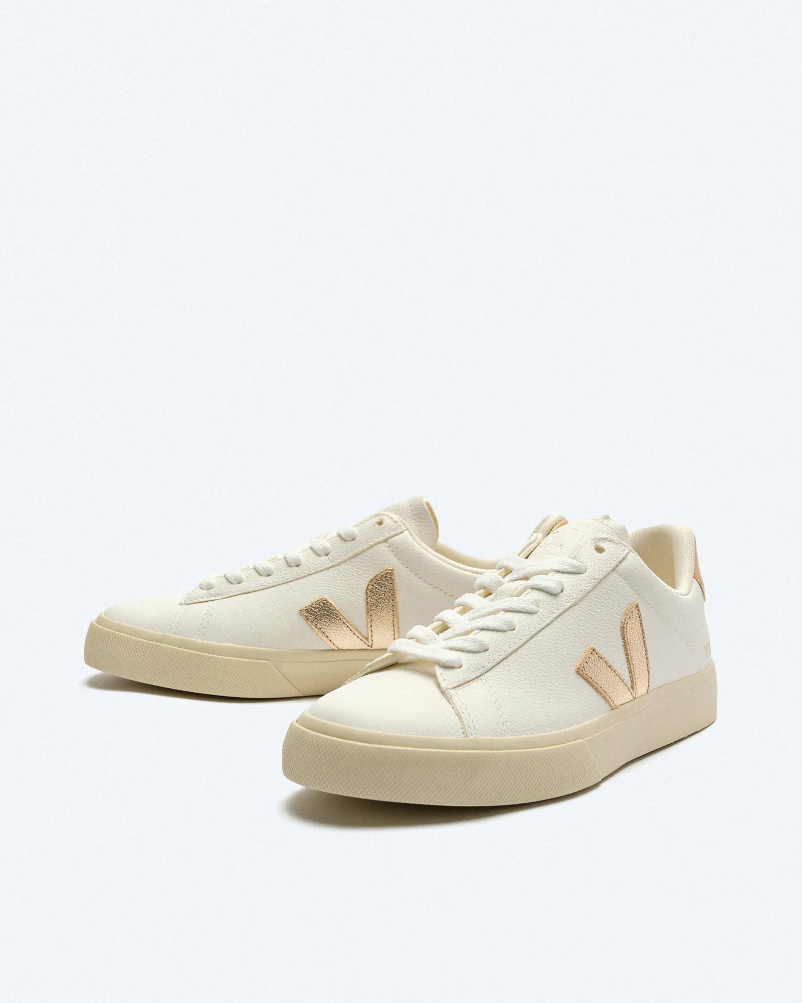 Veja Campo Chromefree Leather Sneaker Extra White/Platine Veja Campo Chromefree Leather Sneaker Extra White/Platine
