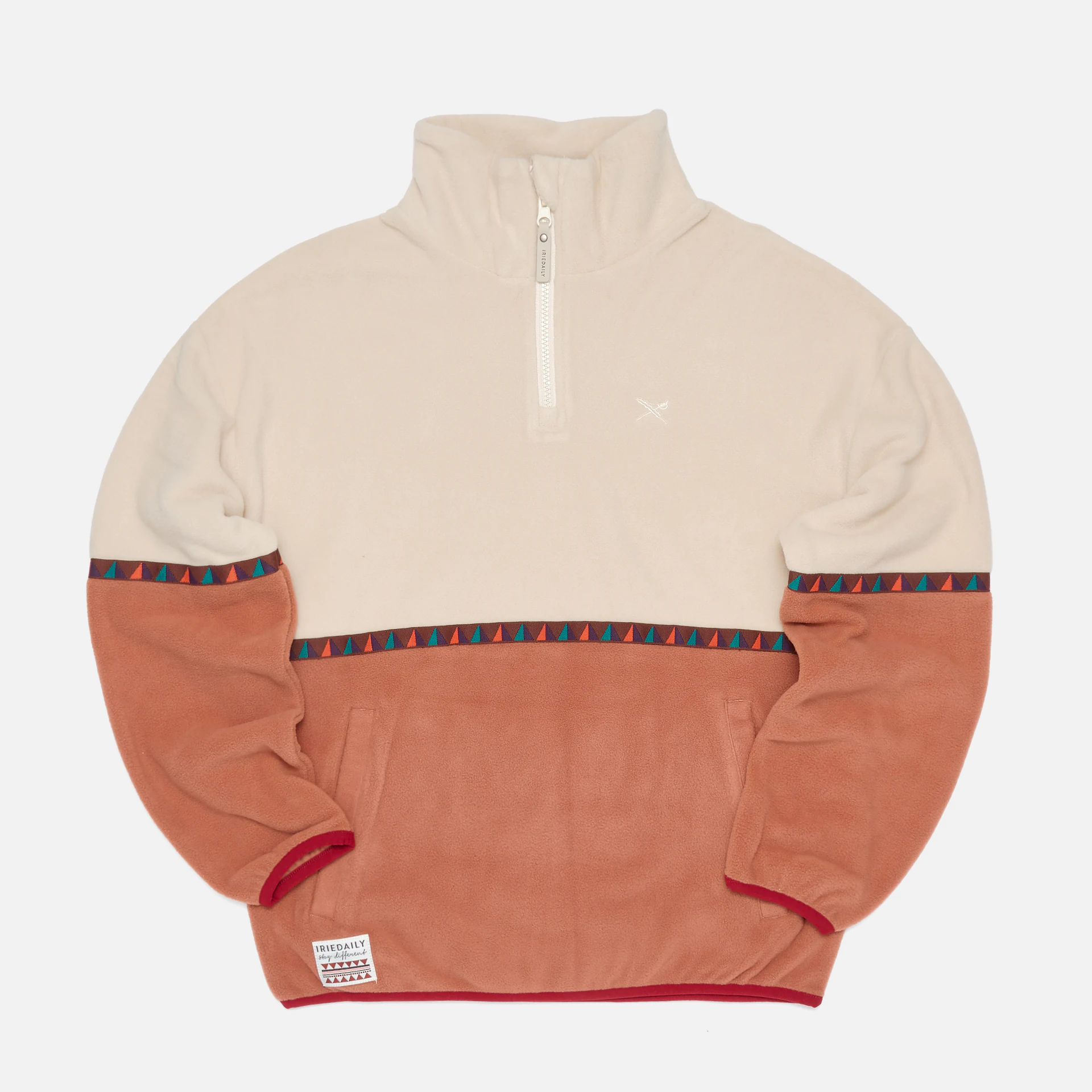 Iriedaily Holina Fleece Troyer Cedar Wood