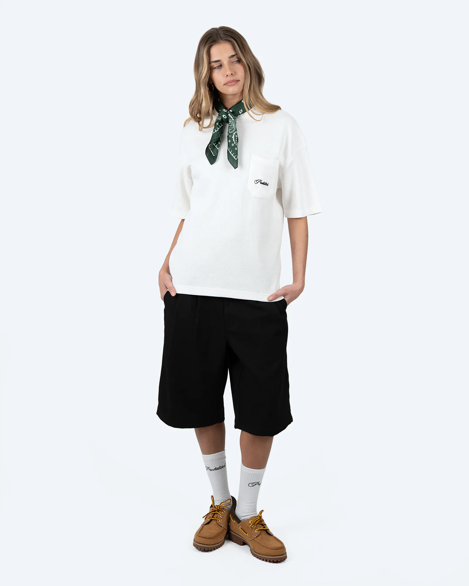 Prohibited Newport Pleated Shorts Black