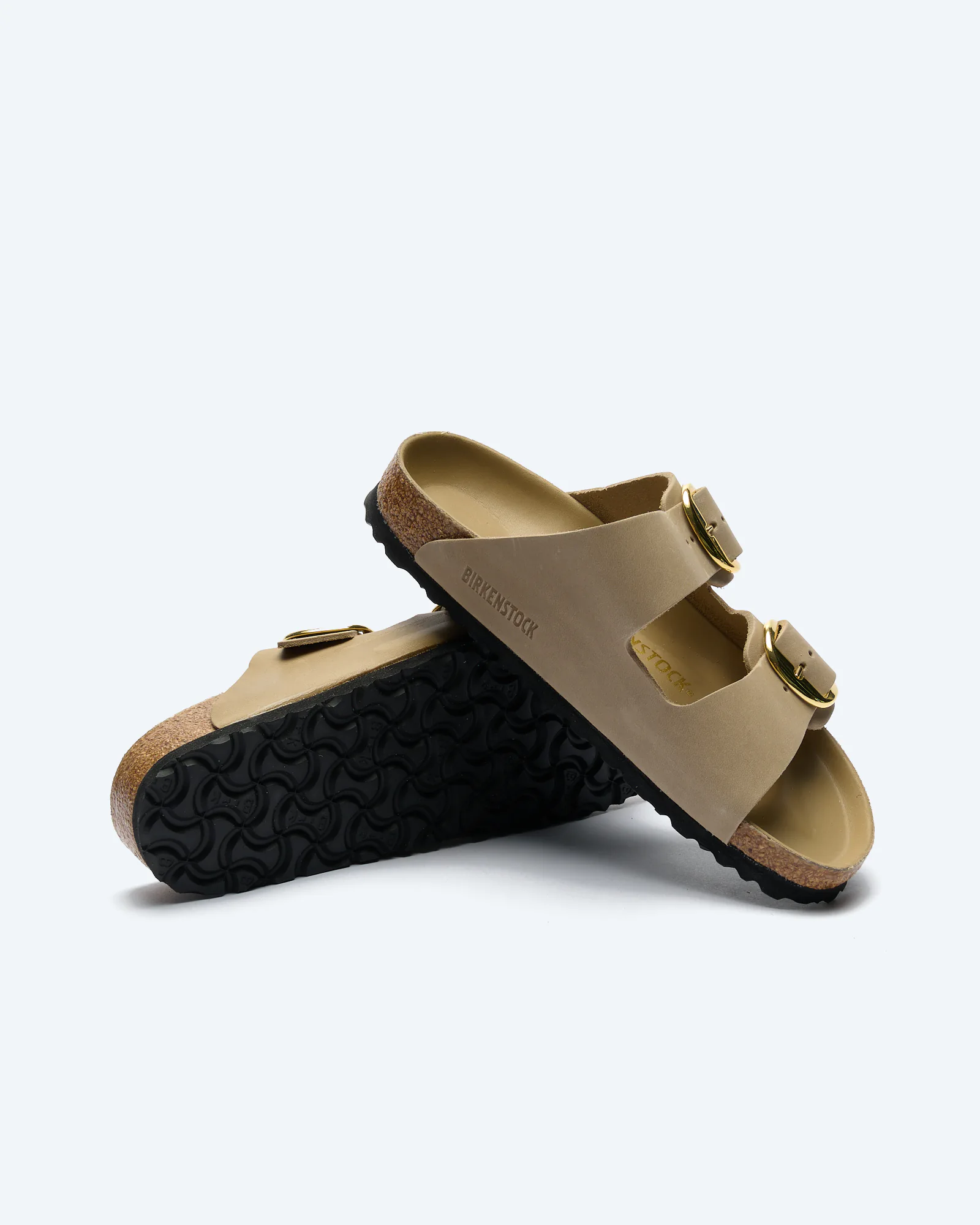 Birkenstock Arizona Big Buckle Oiled Leather Sandals Tabacco Brown