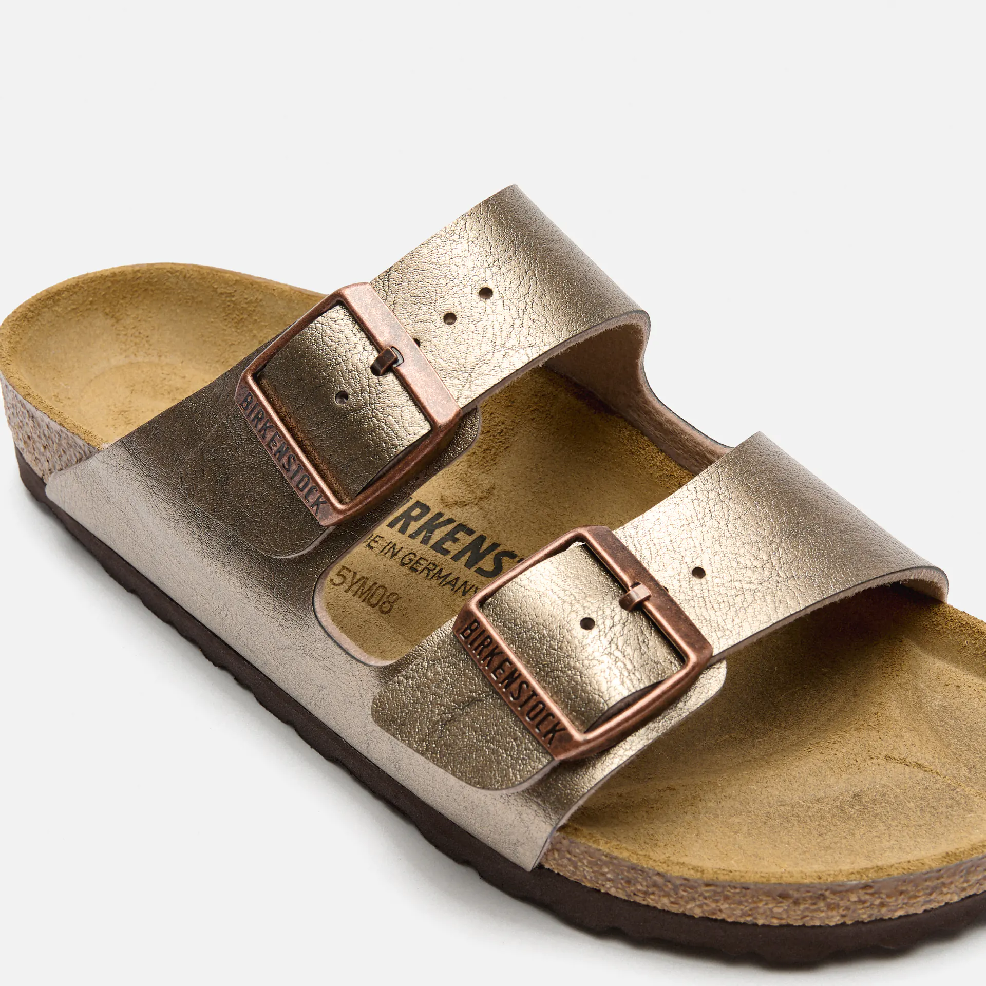 Birkenstock Arizona Birko-Flor Narrow Sandals Graceful Taupe