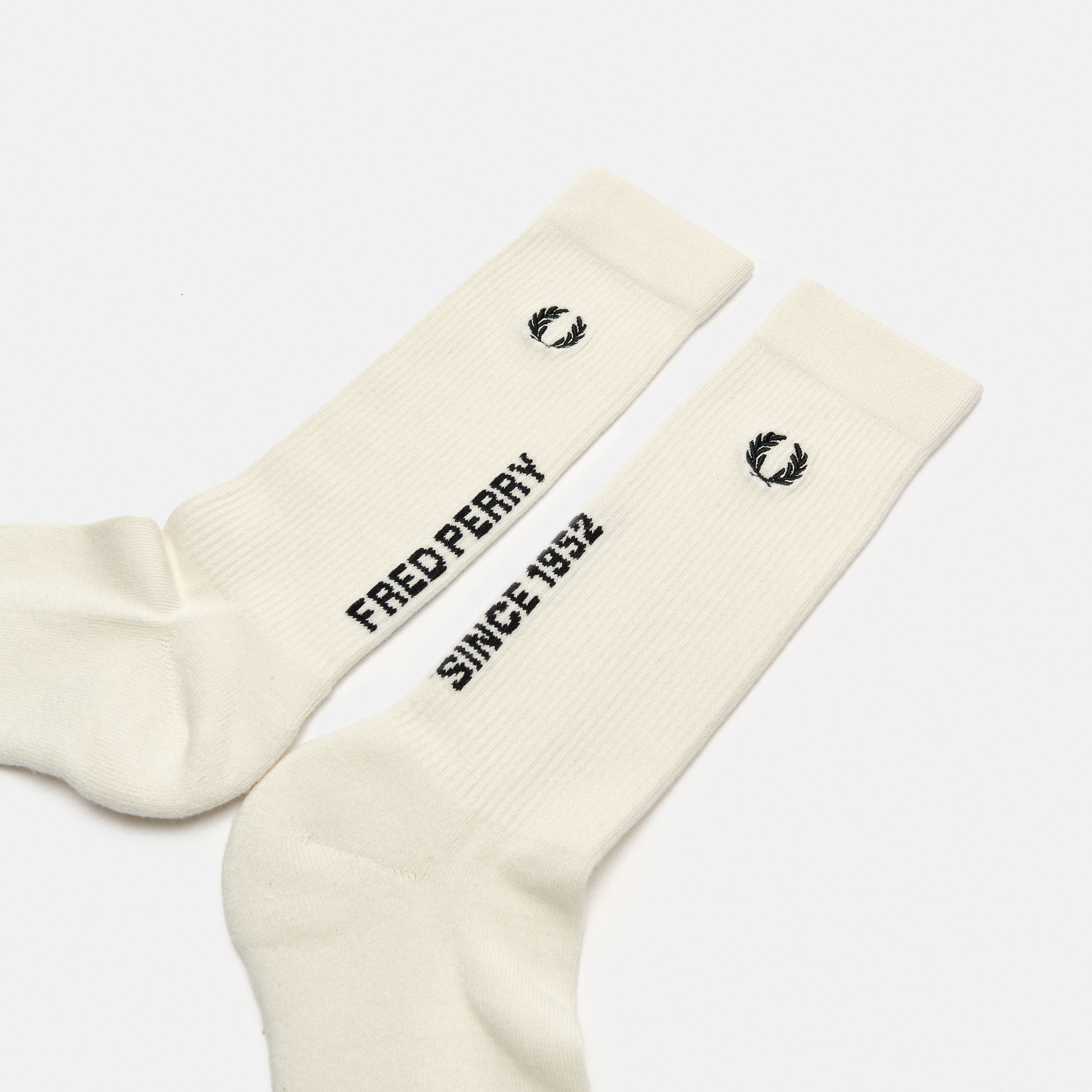 Fred Perry Bold Branding Sock Snow White