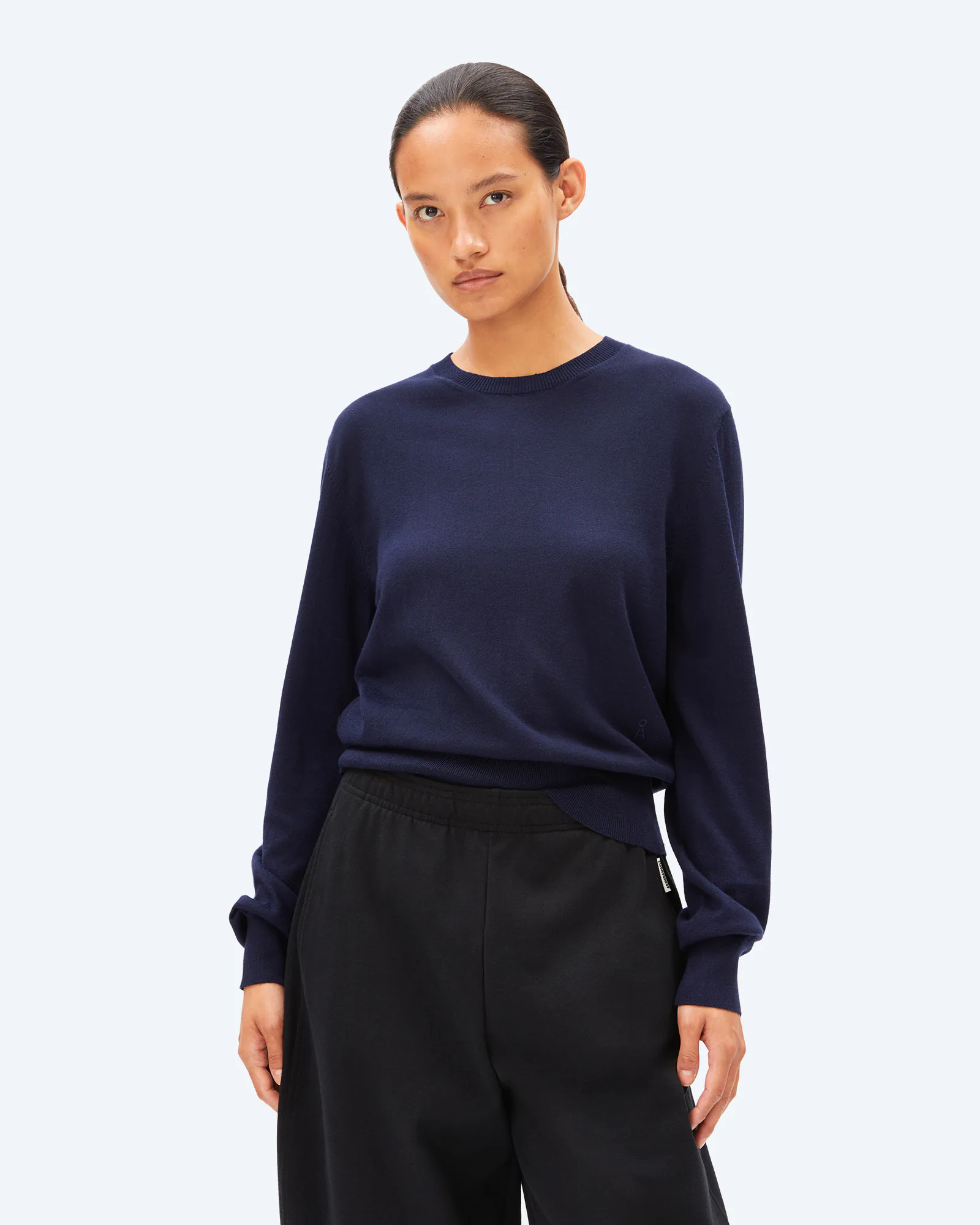 ARMEDANGELS FINE Knit Sweatshirt Tinted Navy