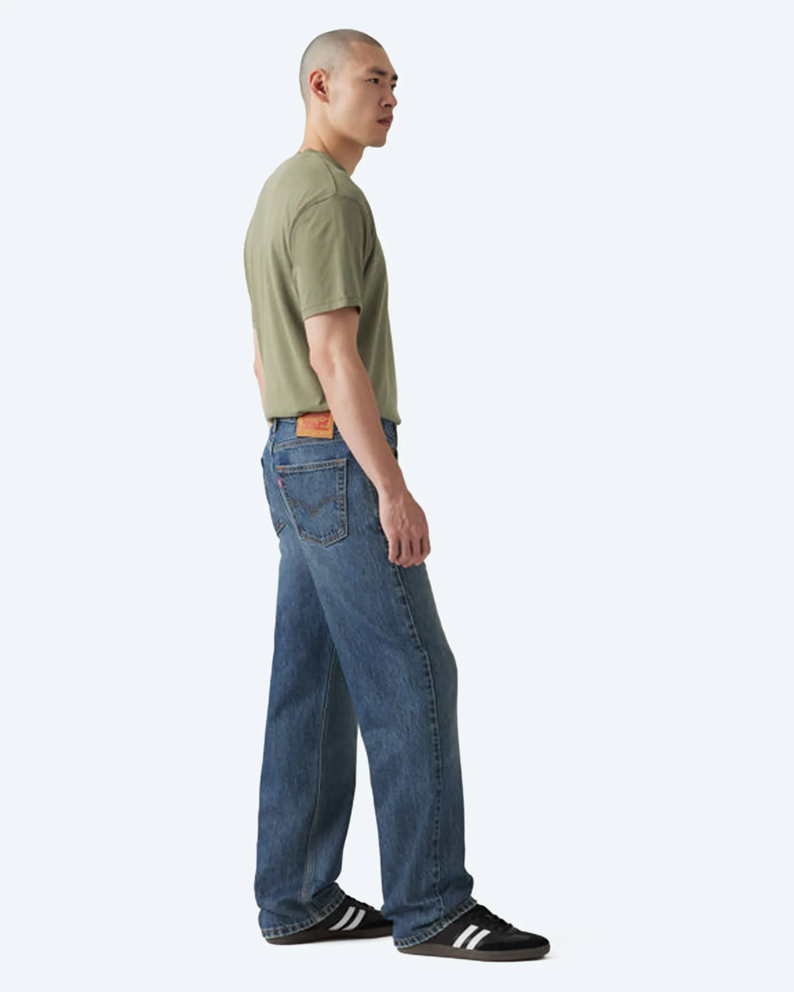 565 Loose Straight Dark Indigo Worn in Jeans Right Mind
