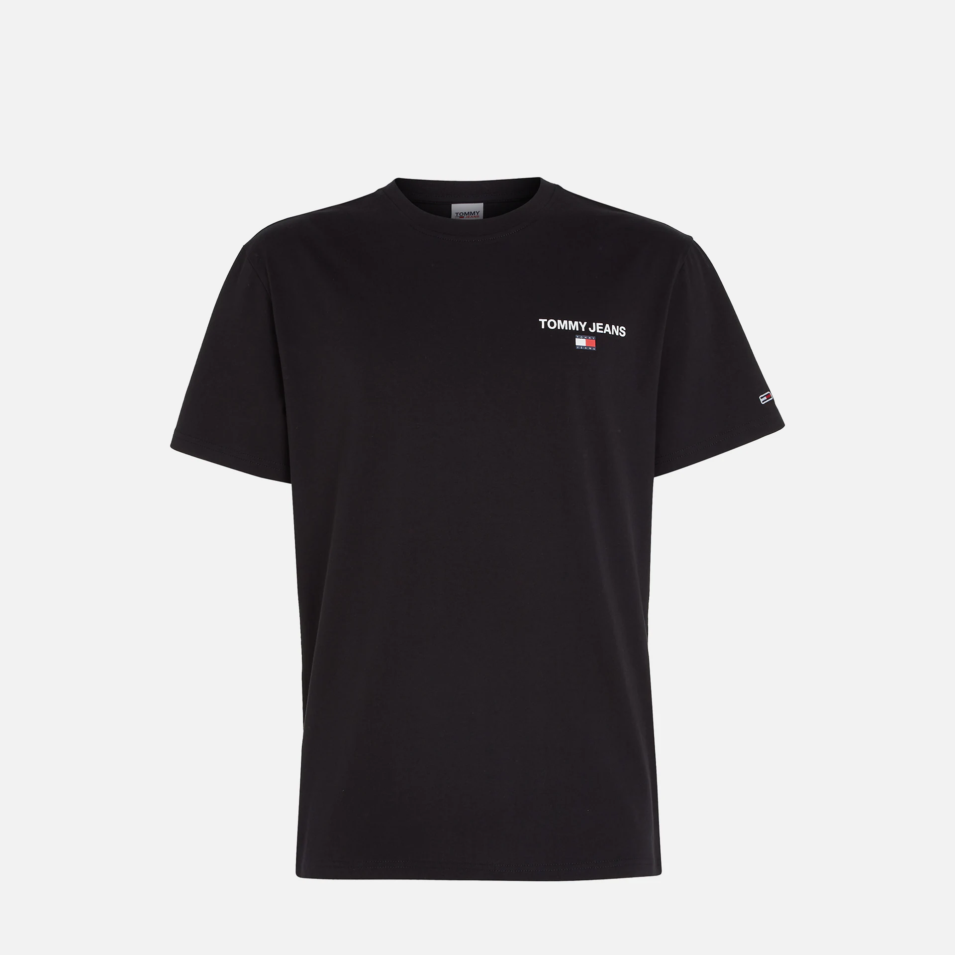 Black tommy jeans t shirt hotsell