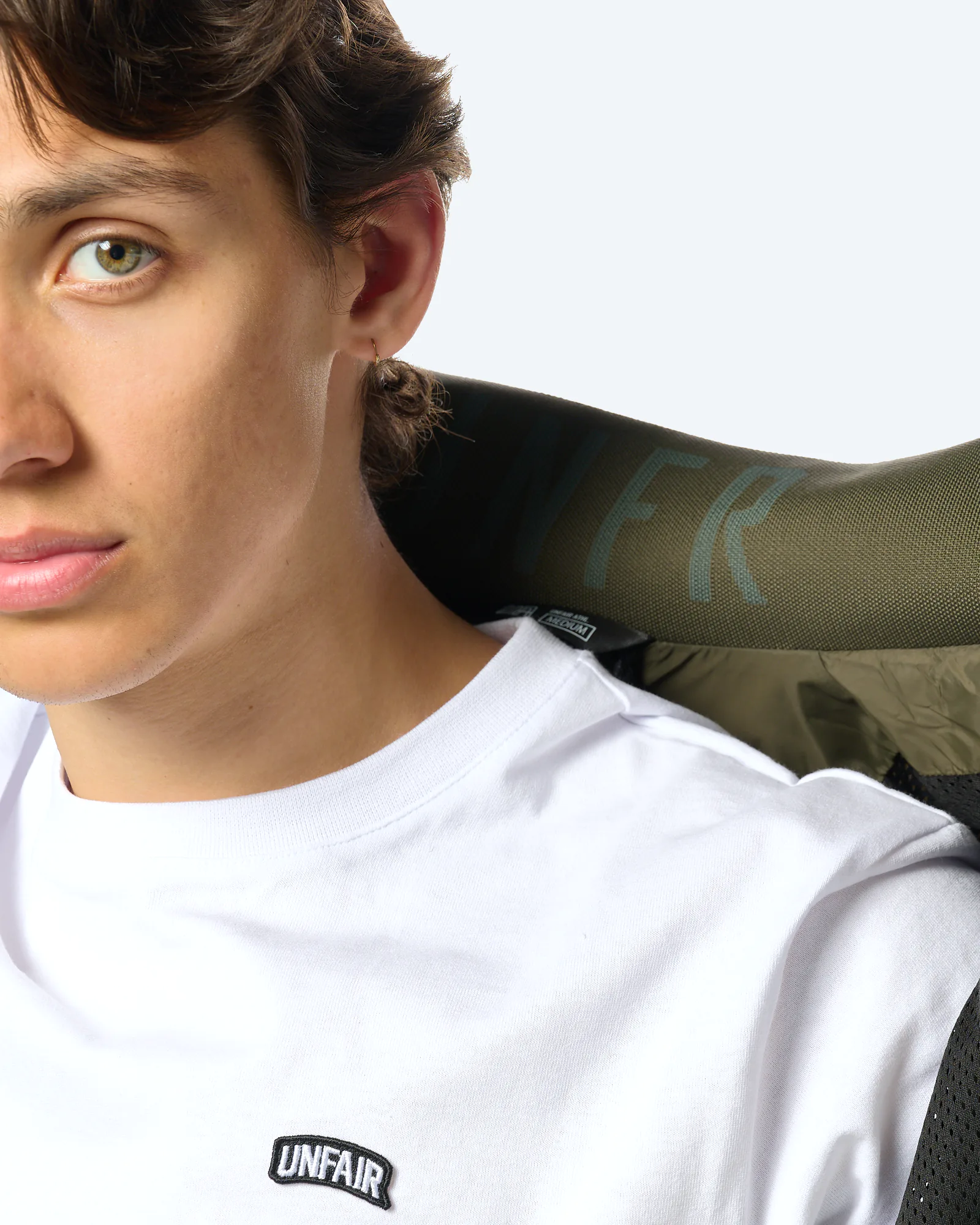 Unfair Athletics Curved Tape Tracktop Olive