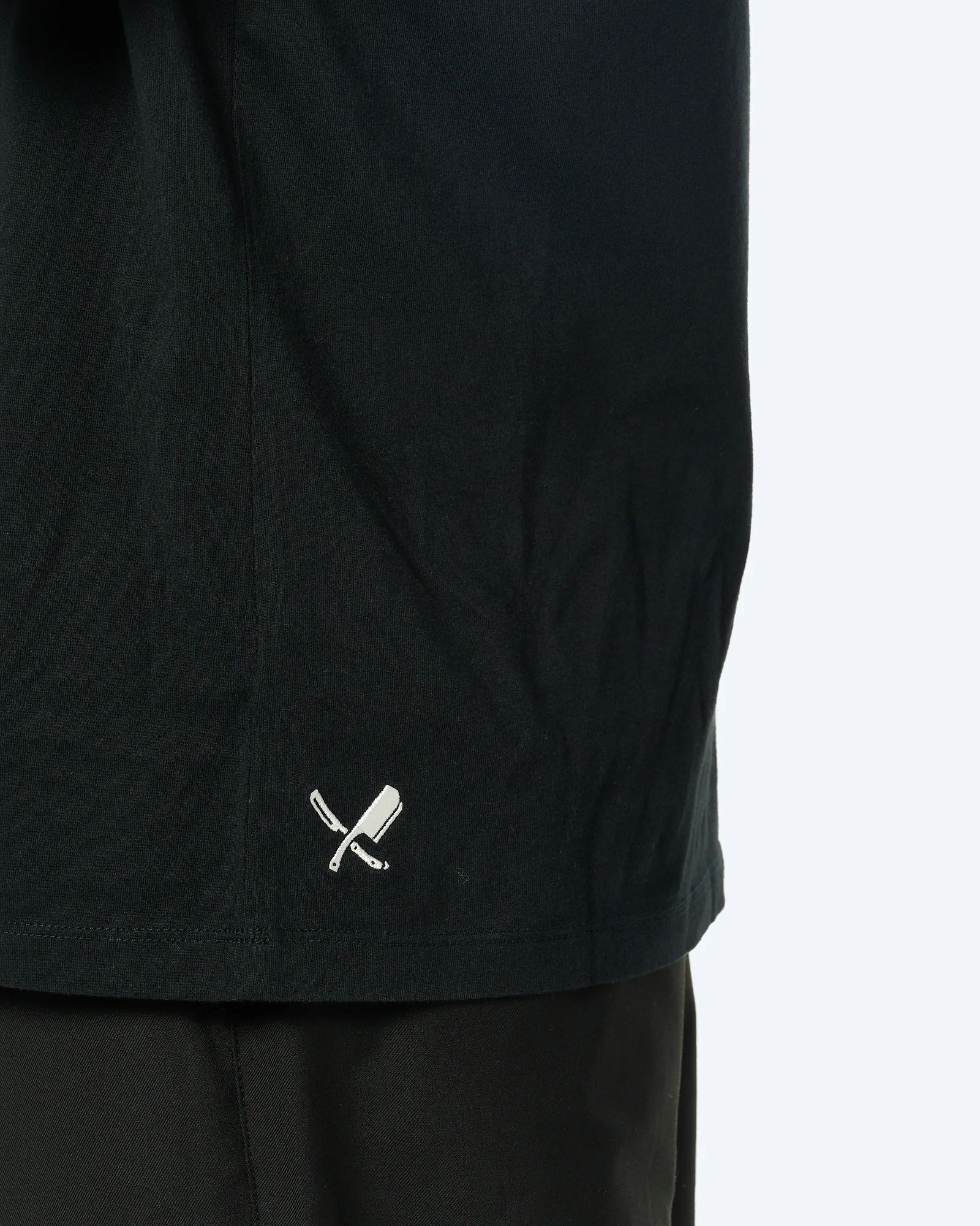 Distorted People Ringer T-Shirt Black