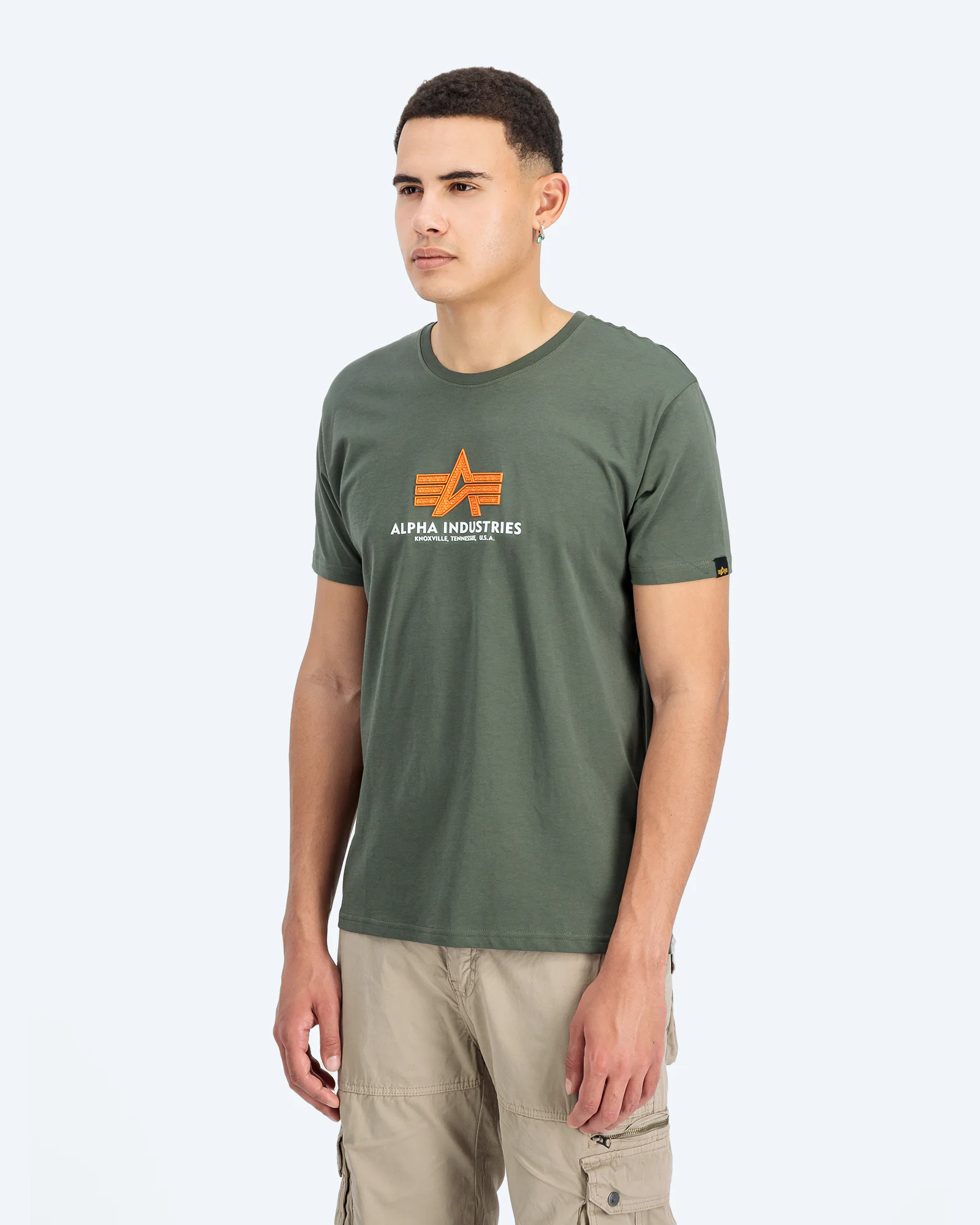 Basic T-Shirt Rubber Dark Olive