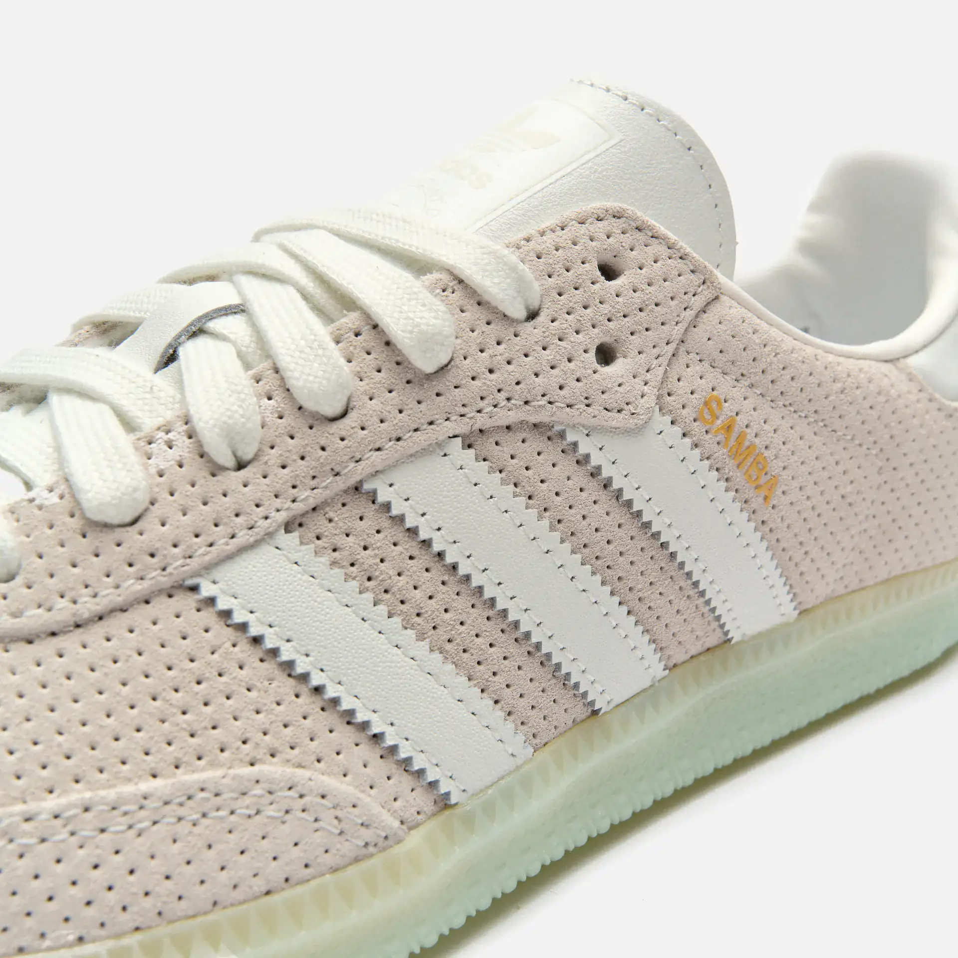 adidas Originals Samba OG Sneaker Core White/Core White/Almost Blue