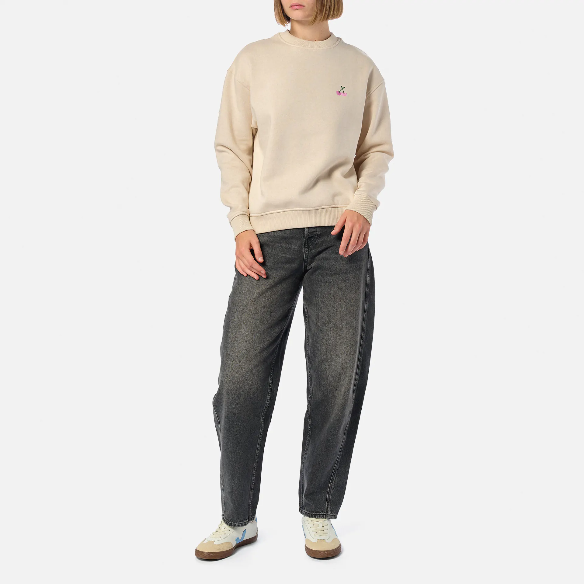 Kleinigkeit Bonjour Swädder Sweatshirt Beige