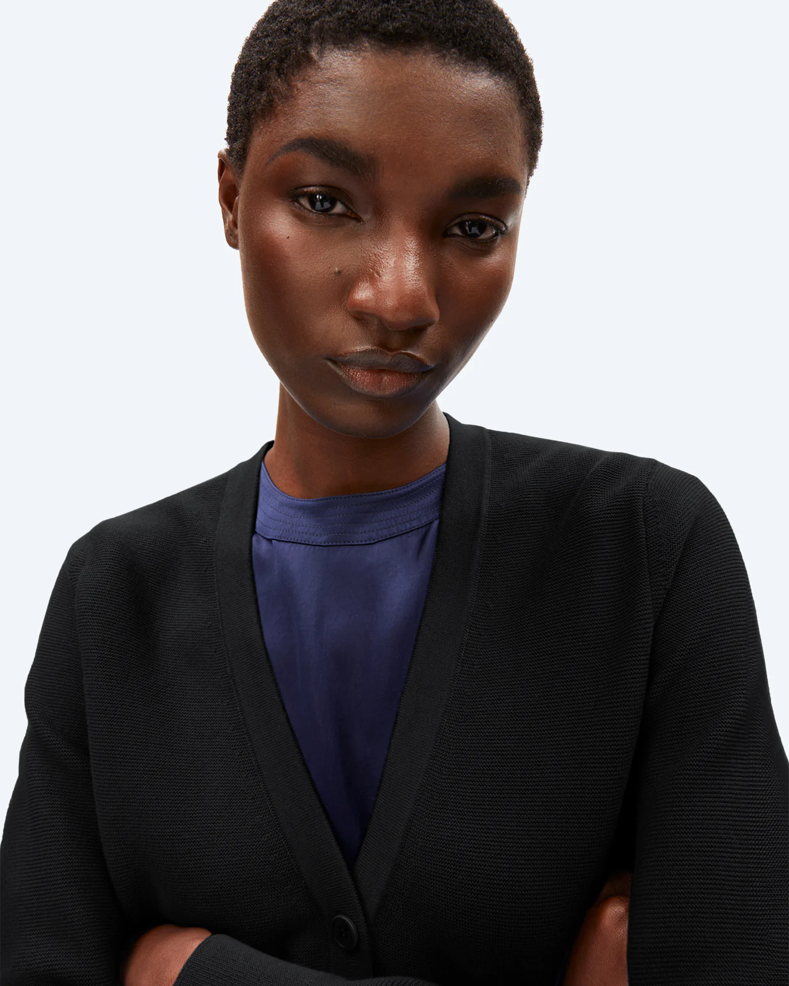MENAAL LINKS LINKS CARDIGAN Black