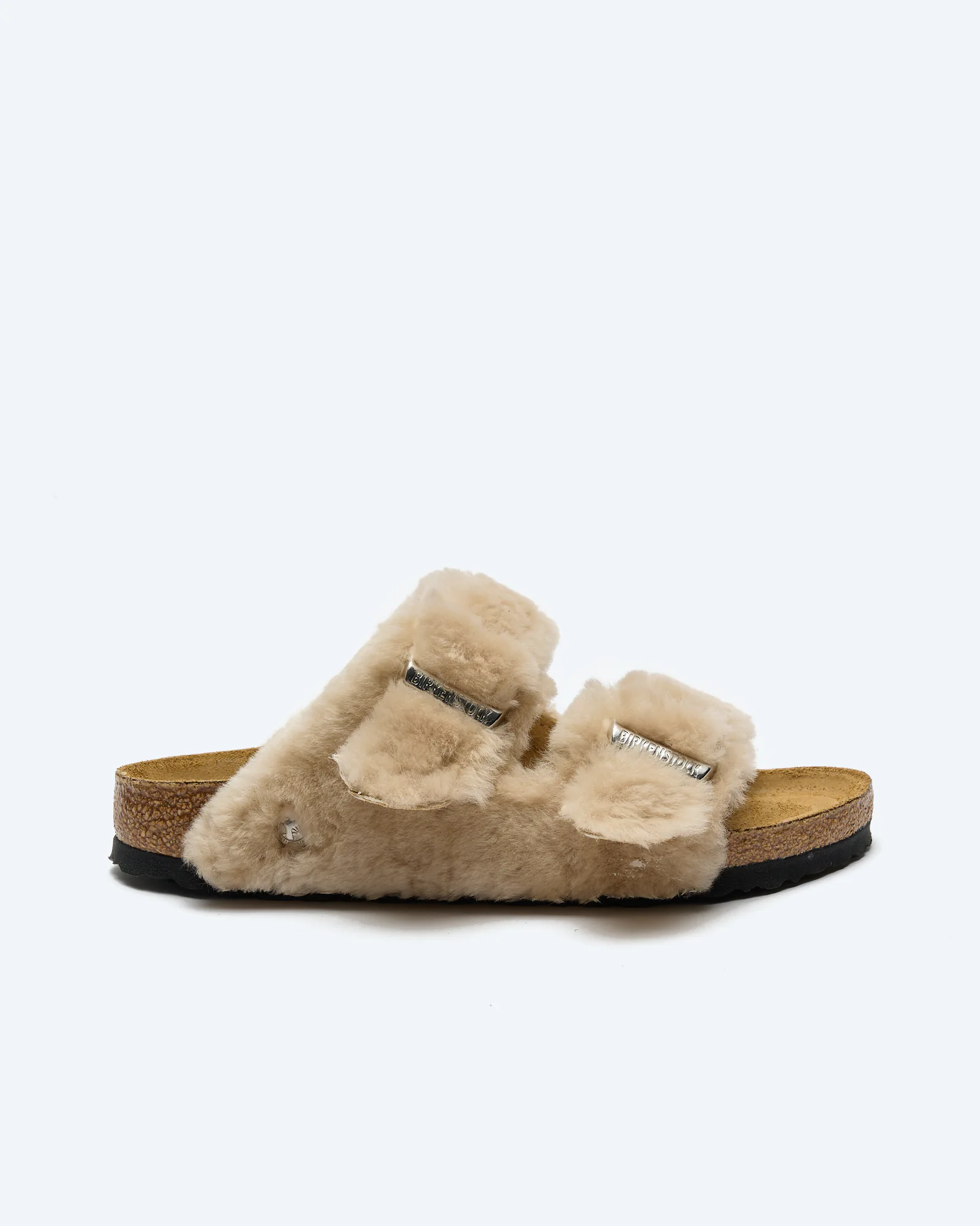 Birkenstock Arizona Shearling Rivet Logo OS Fur (Narrow Fit) Sandals Sandcastle