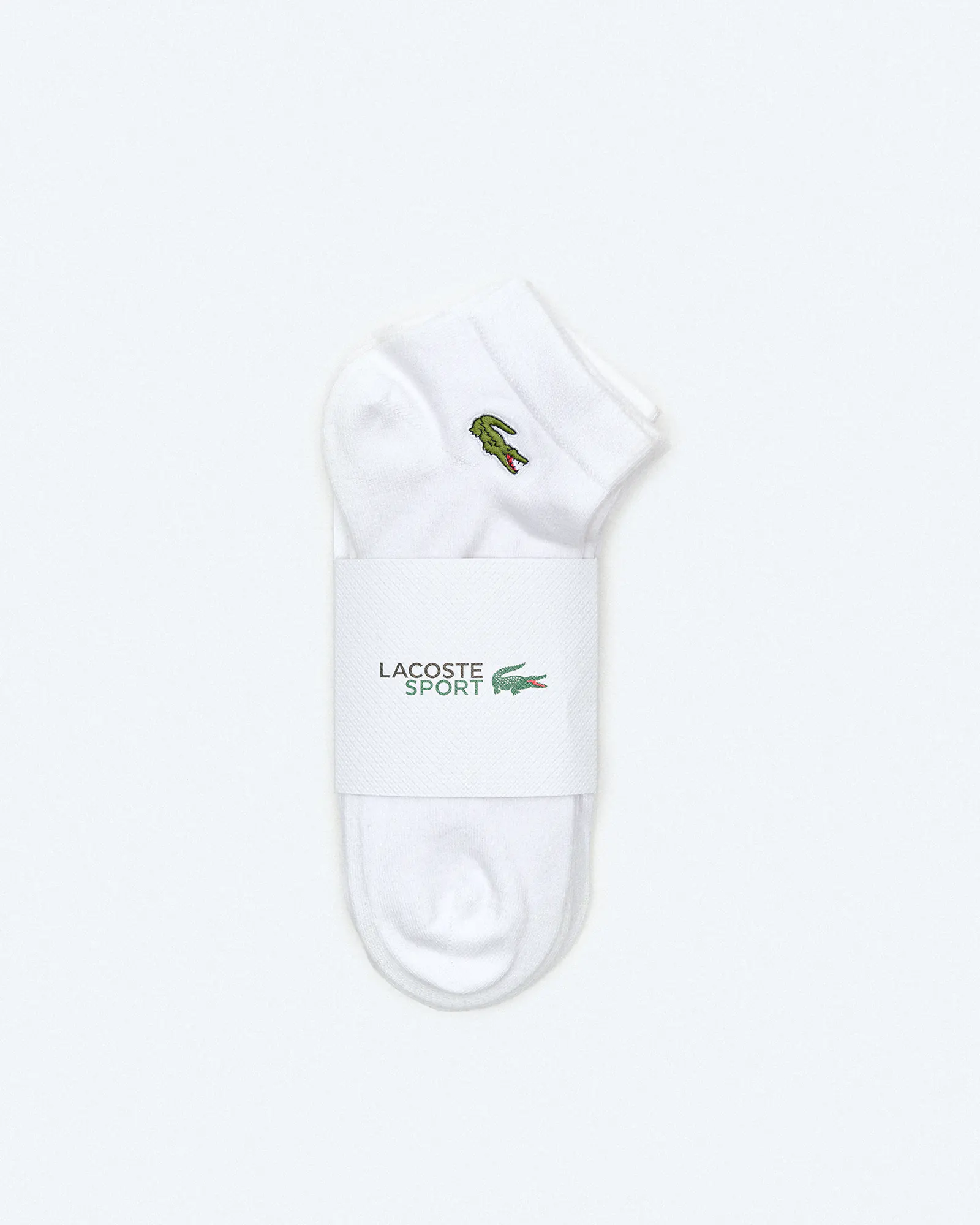 Lacoste 3-Pack Sneaker Socks White/White/White Lacoste 3-Pack Sneaker Socks White/White/White