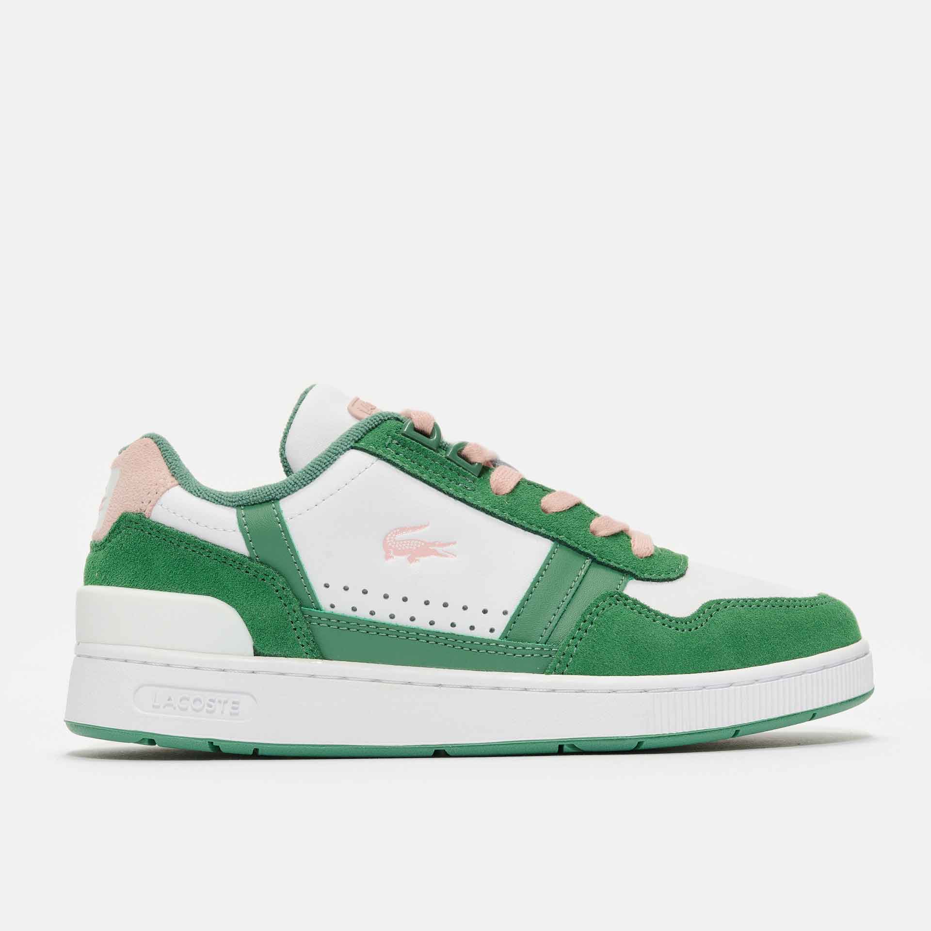 Lacoste T-Clip 123 Sneaker White/Green/Light Pink