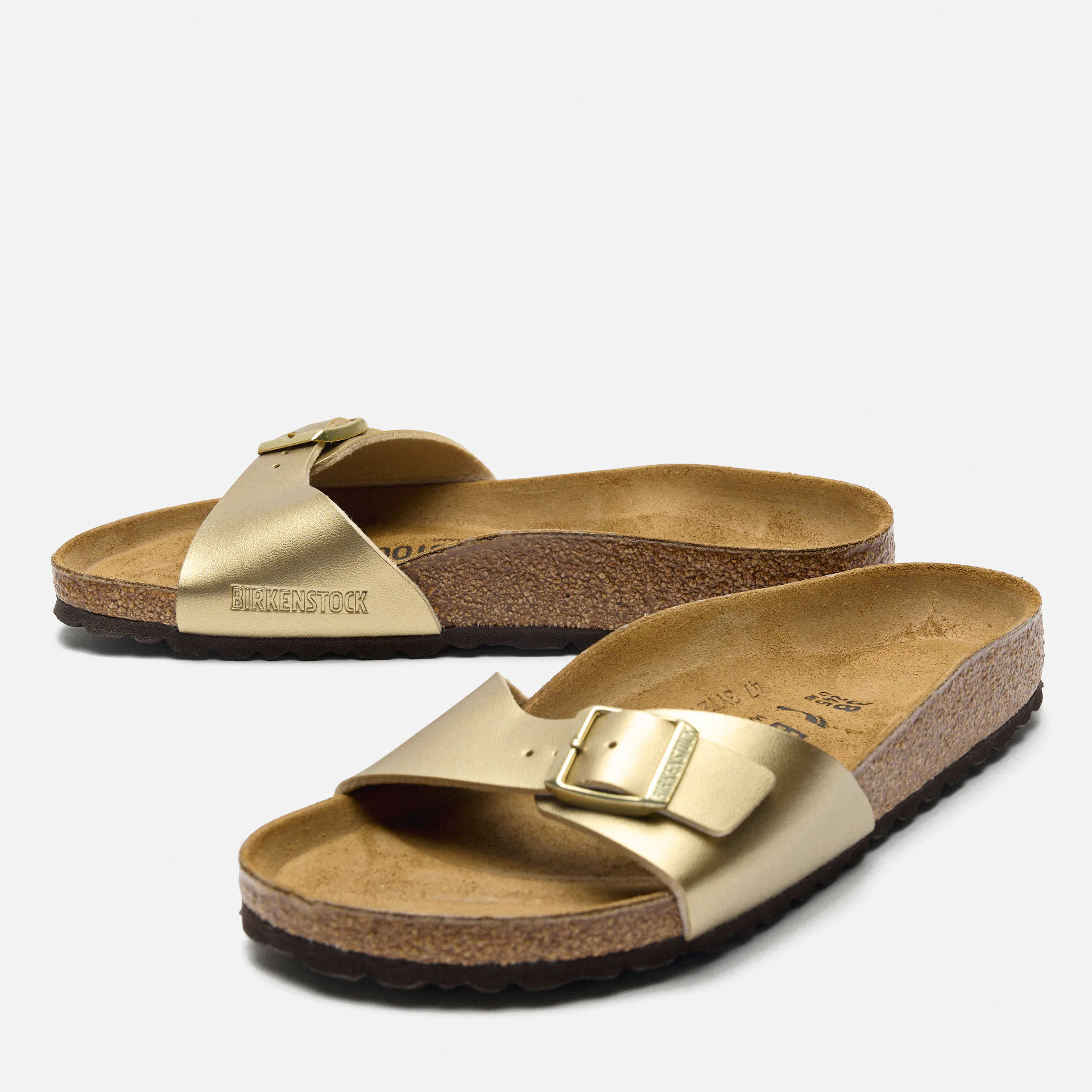 Birkenstock Madrid Birko-Flor Sandals Gold