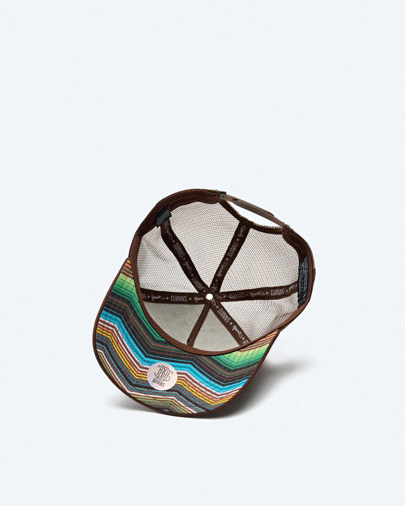 DJINNS Trucker Cap HFT Peace & Harmony Brown DJINNS Trucker Cap HFT Peace & Harmony Brown