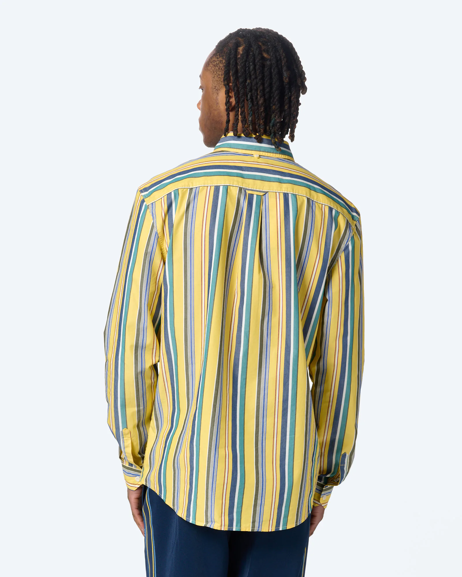 Fred Perry Relaxed Stripe Shirt Lemon Barley