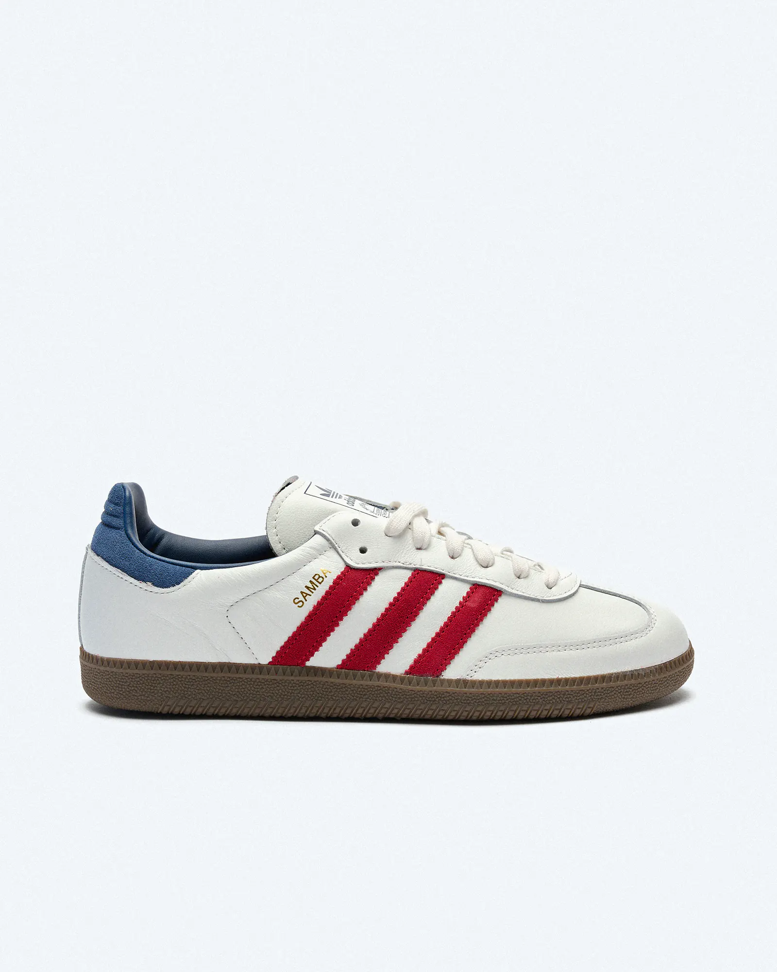 adidas Originals Samba Sneaker OG Core White Team Victory Red Night Indigo
