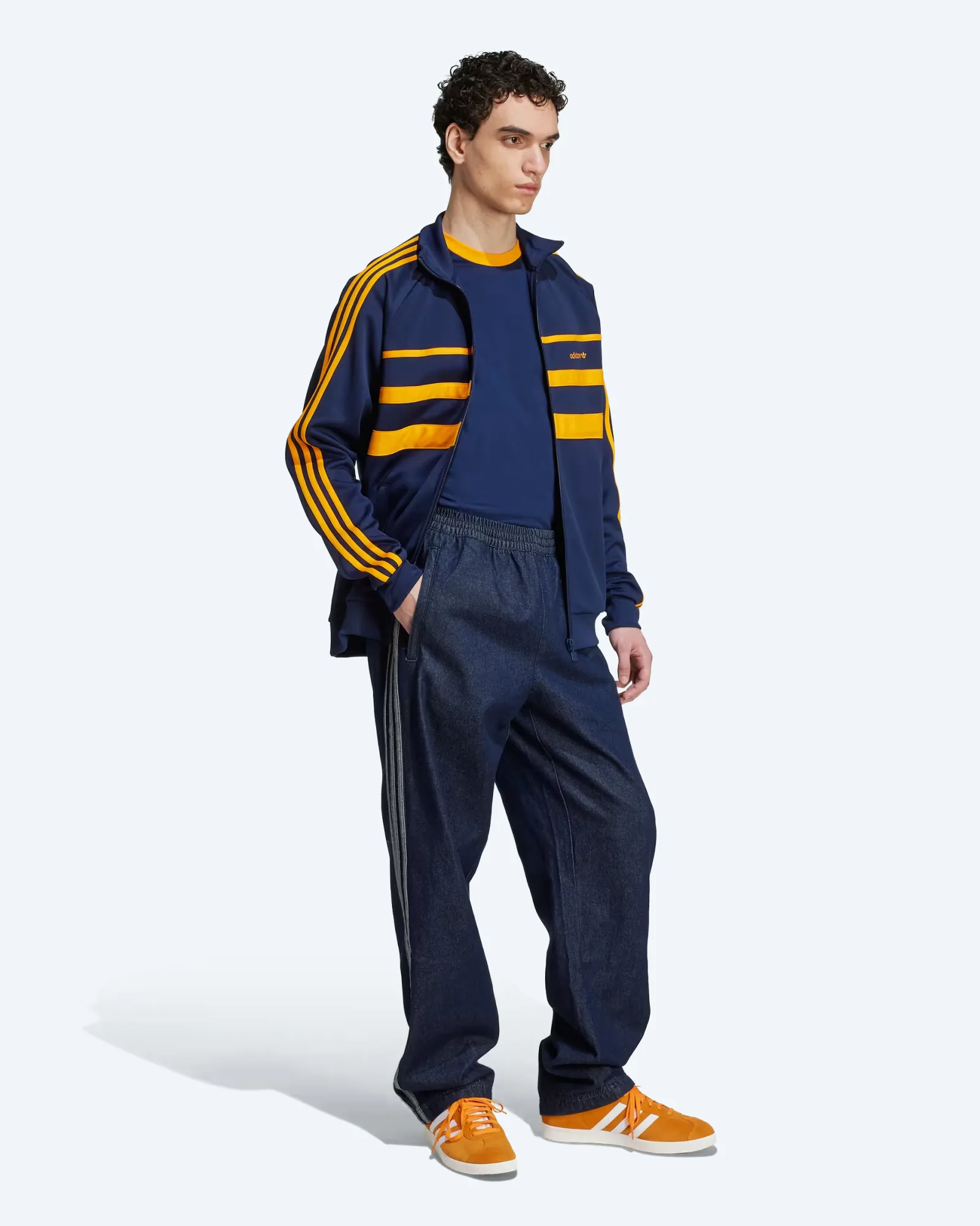 adidas Originals The First Track Jacket Night Indigo/Orange