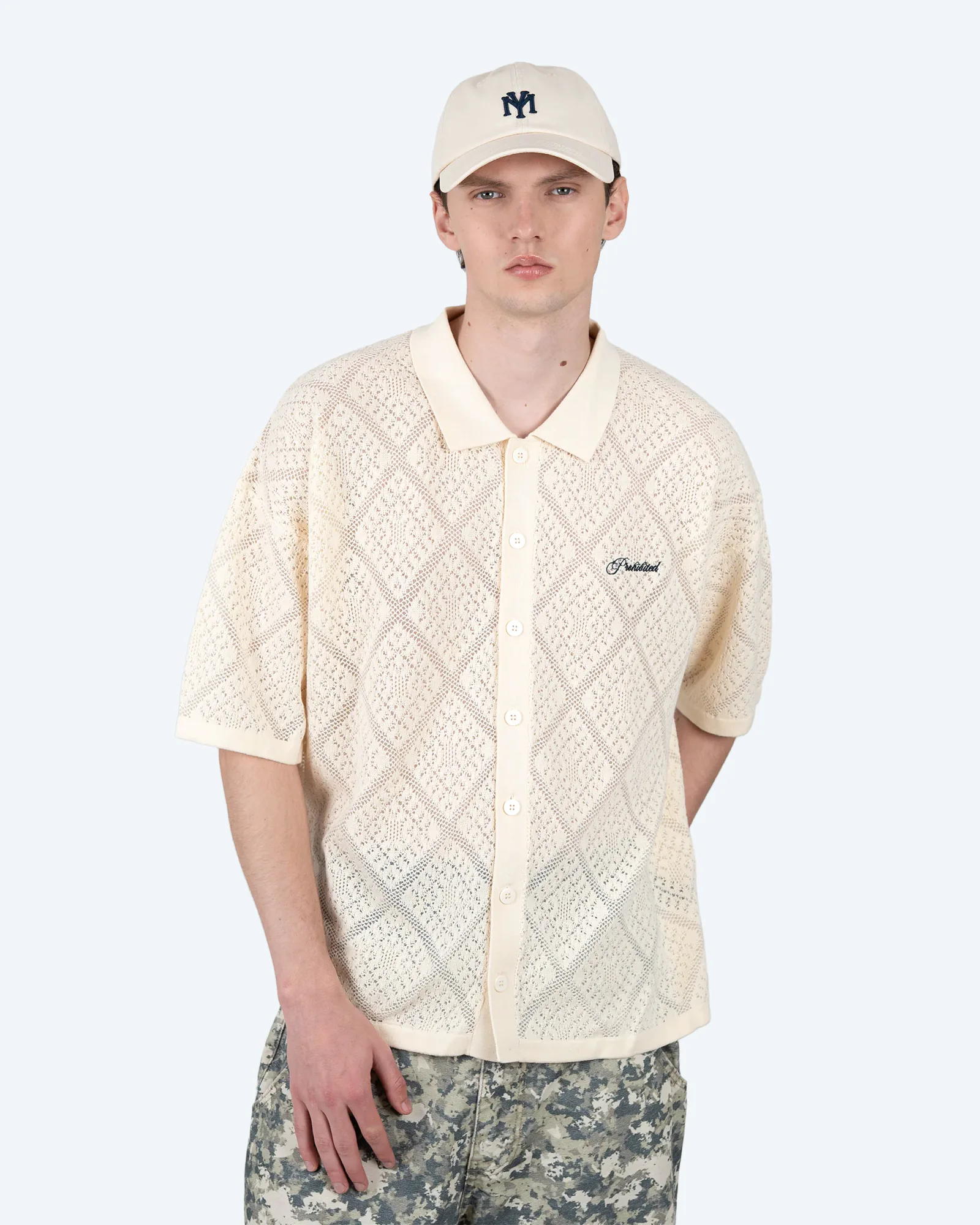Silent Bay Lace Shirt White