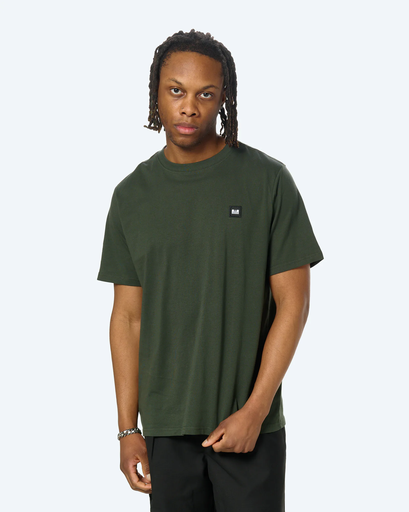 Weekend Offender Brooklands Badge T-Shirt Dark Green