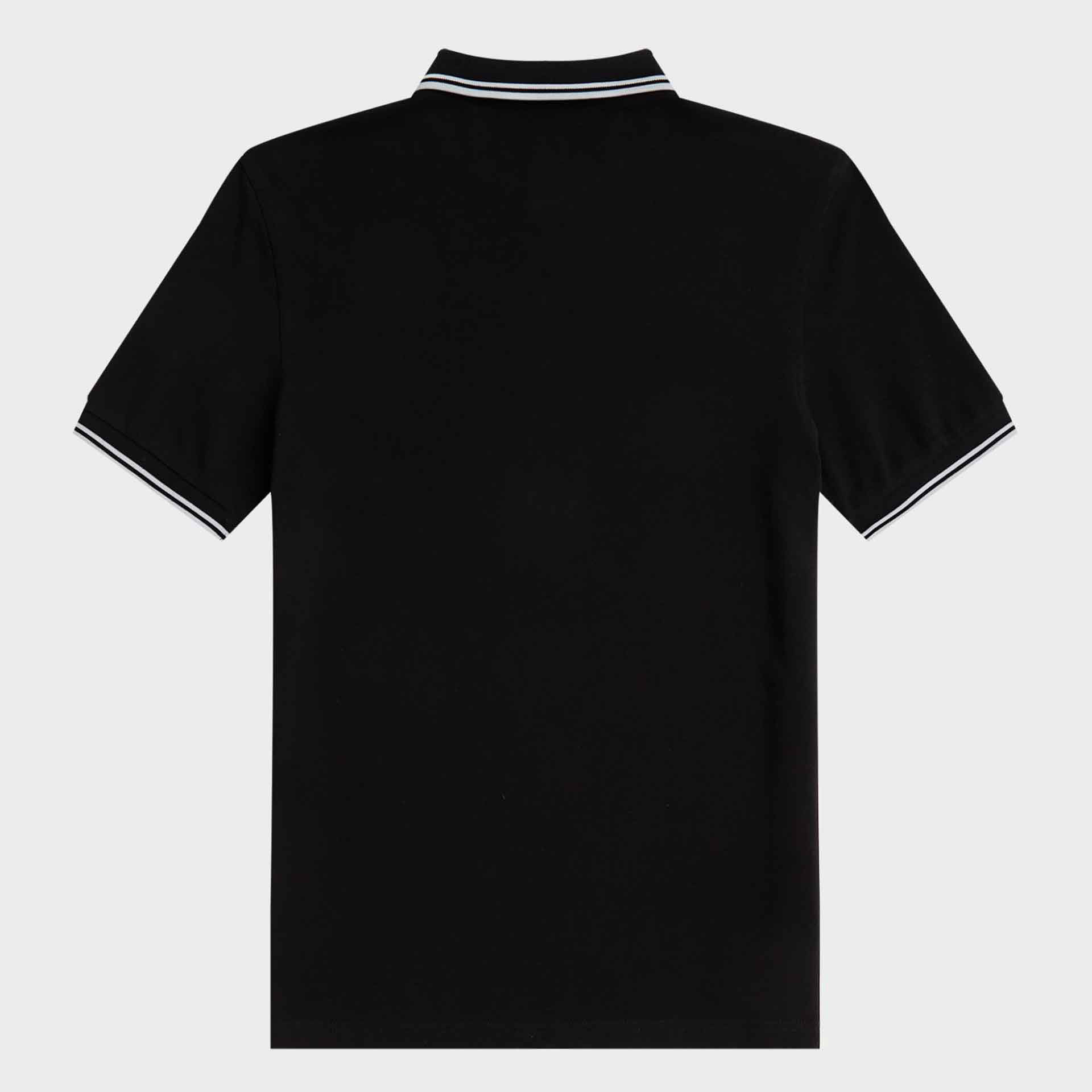 Fred Perry Twin Tipped Polo Shirt Black