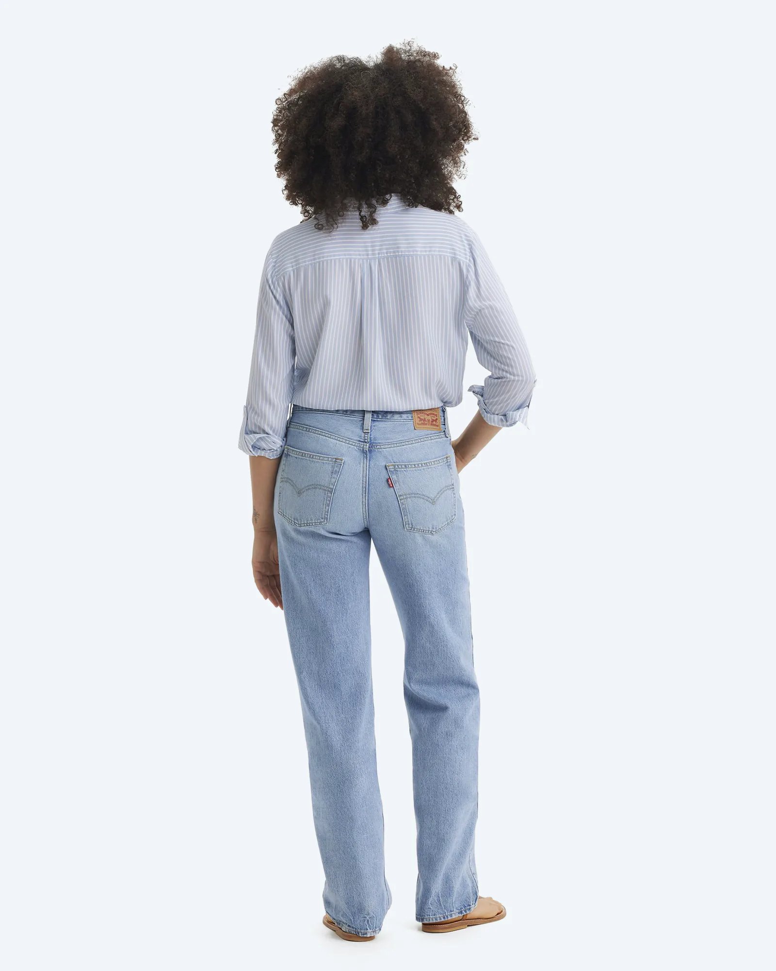 94 Baggy Med Indigo - Worn In Riveting