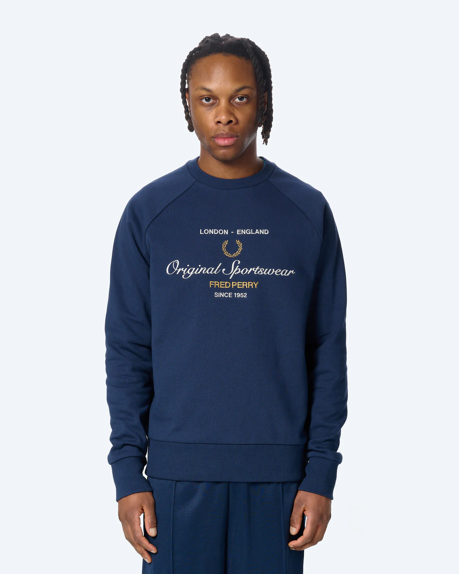 Fred Perry Original Sportswear Sweatshirt Tennis Blue