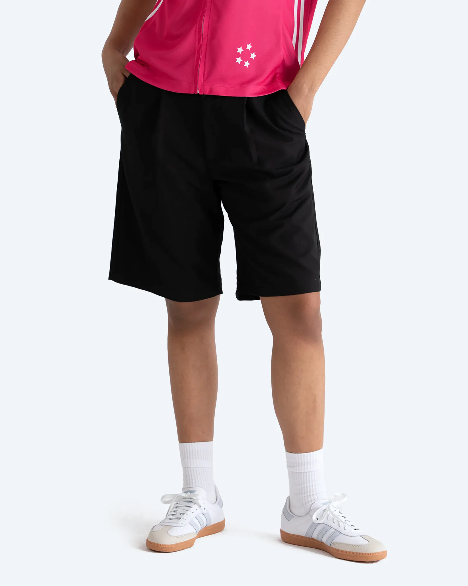 Prohibited Pleated Shorts Black