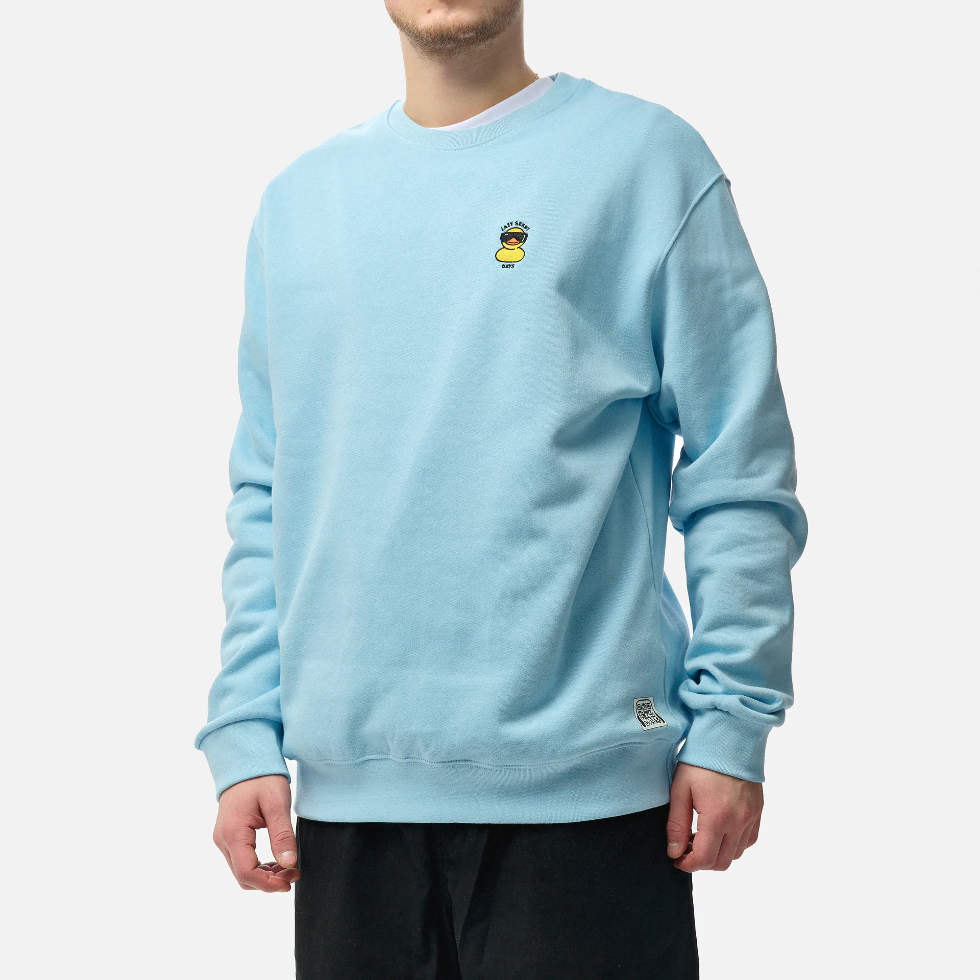 Iriedaily Lazy Sunny Day Crew Neck Sweater Sky Blue