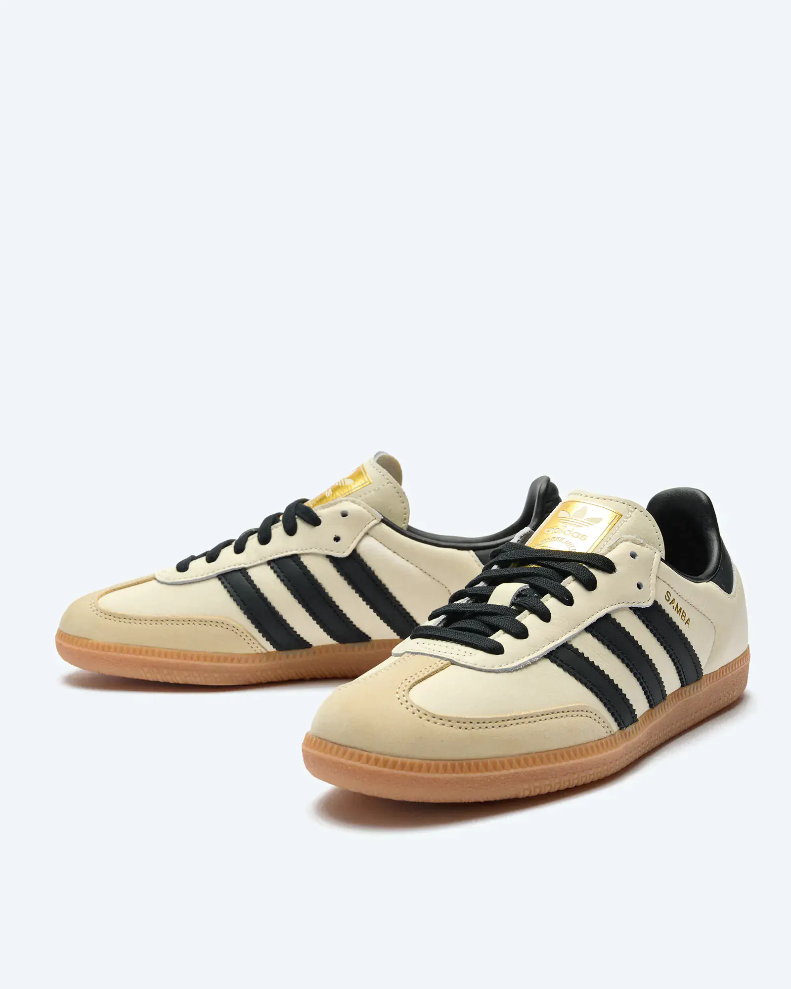 adidas Originals Samba Sneaker OG W Cream White/Core Black/Sand Strata adidas Originals Samba Sneaker OG W Cream White/Core Black/Sand Strata