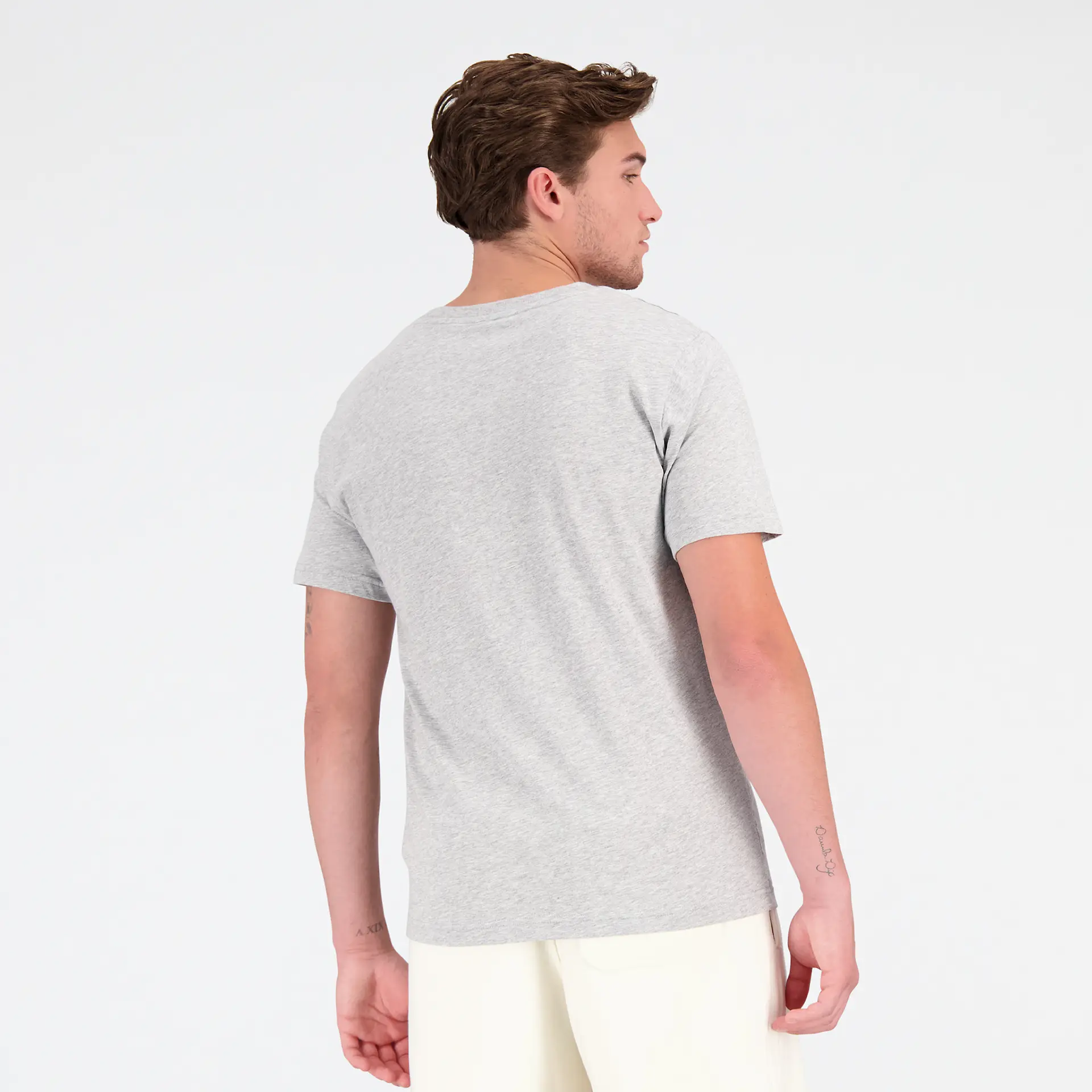 New Balance Sport Cotton Jersey T-Shirt Athletic Grey