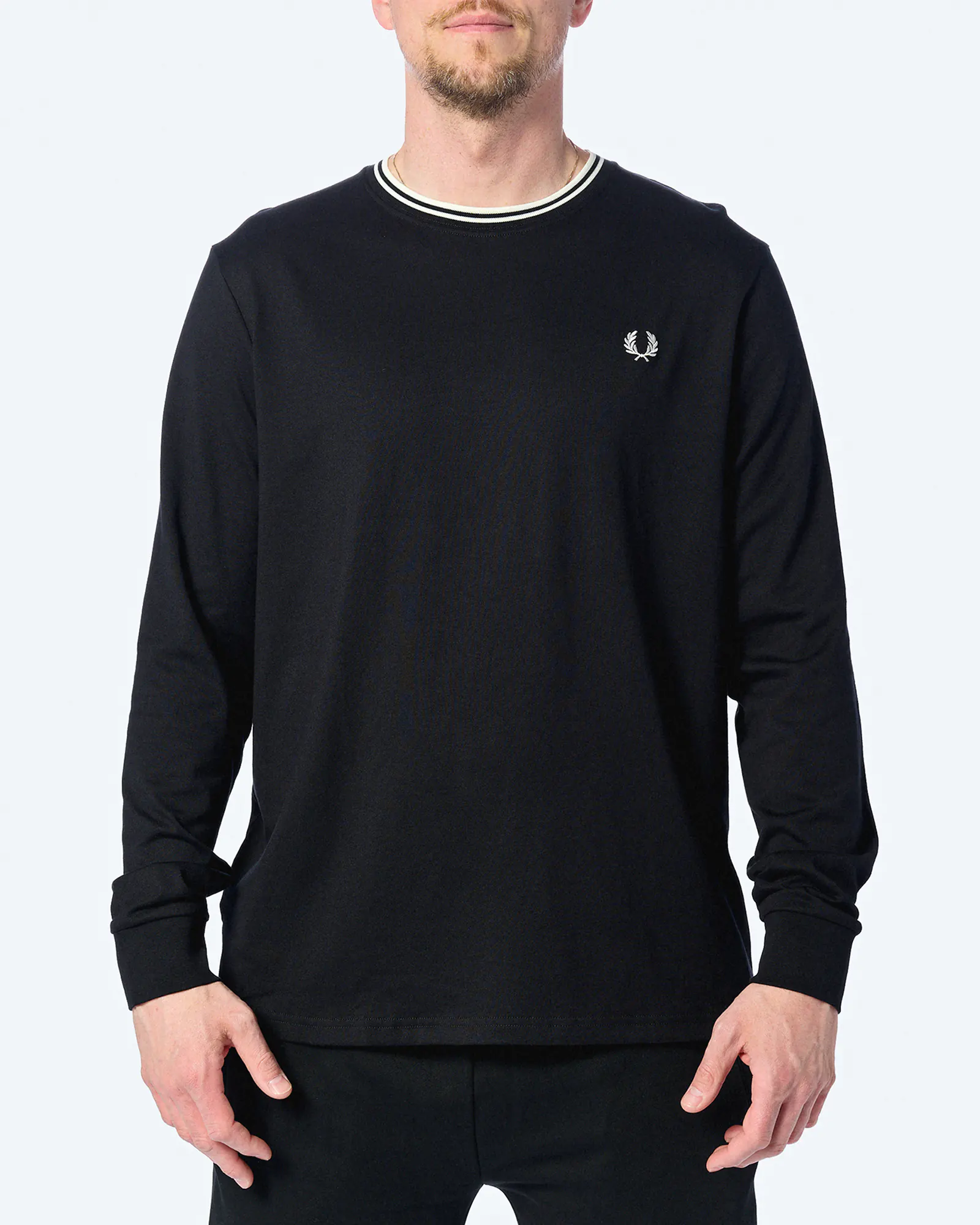 Fred Perry Twin Tipped T-Shirt – Schwarz Fred Perry Twin Tipped T-Shirt – Schwarz