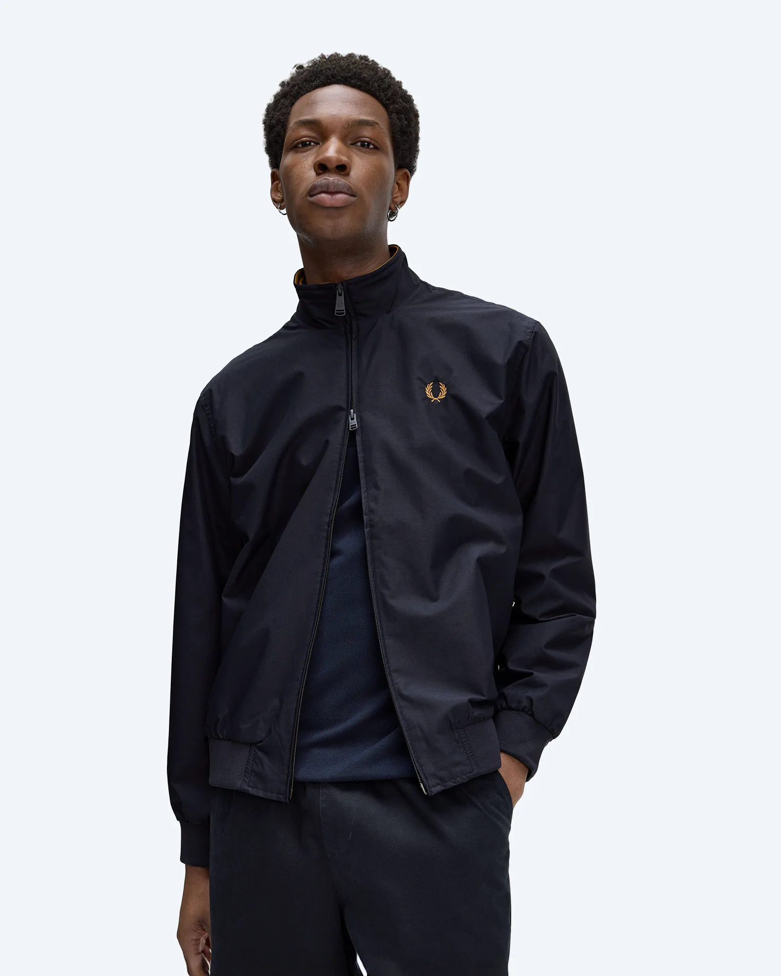 Fred Perry Brentham Jacket Navy