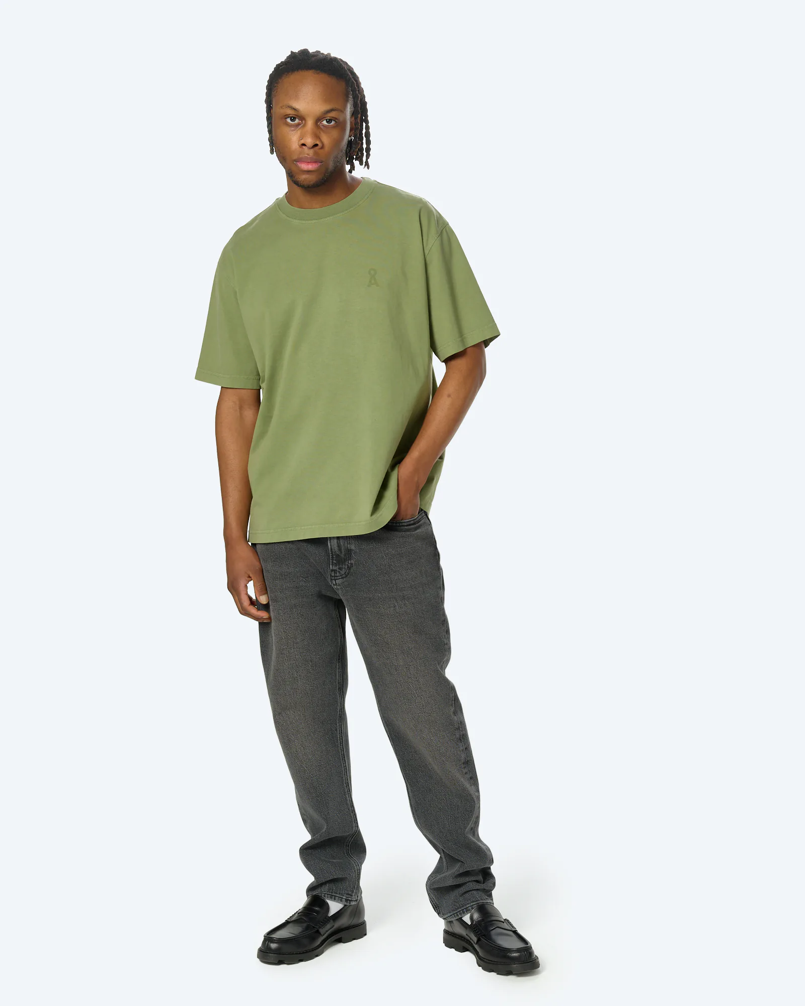 ARMEDANGELS ICONIC Å MAARKOS GD T-Shirt Fatigue Green