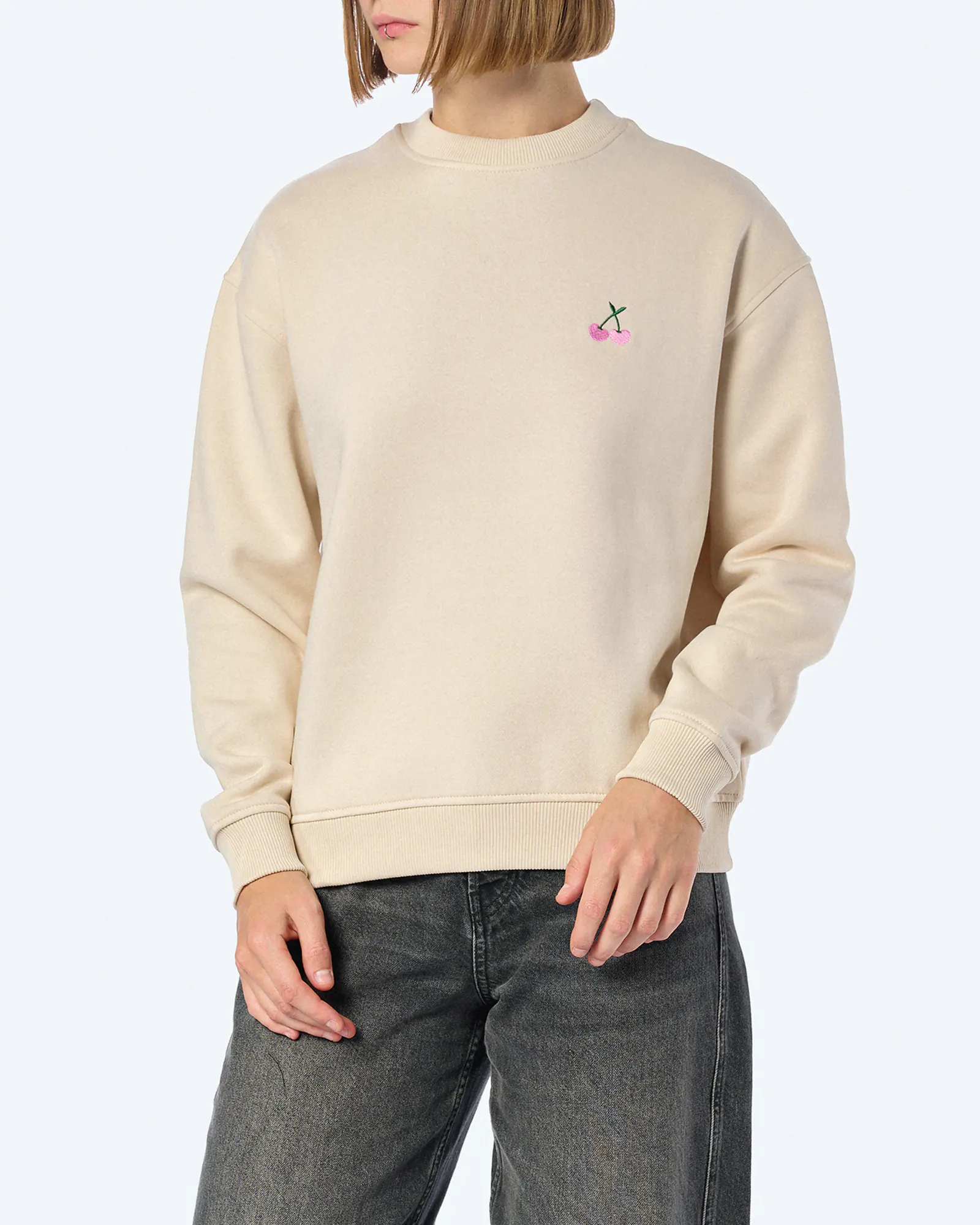 Kleinigkeit Bonjour Swädder Sweatshirt Beige Kleinigkeit Bonjour Swädder Sweatshirt Beige