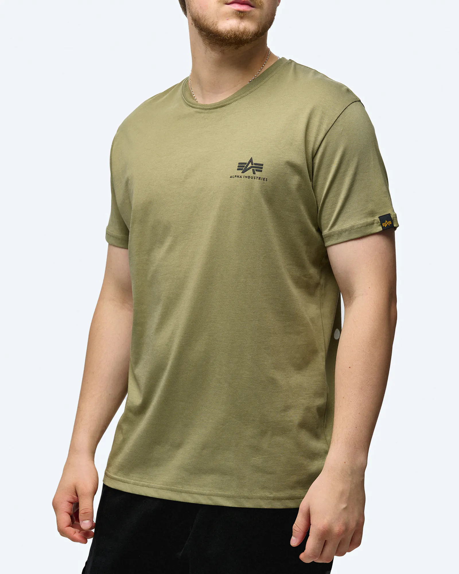 Alpha Industries Backprint T-Shirt Olive/Black Alpha Industries Backprint T-Shirt Olive/Black