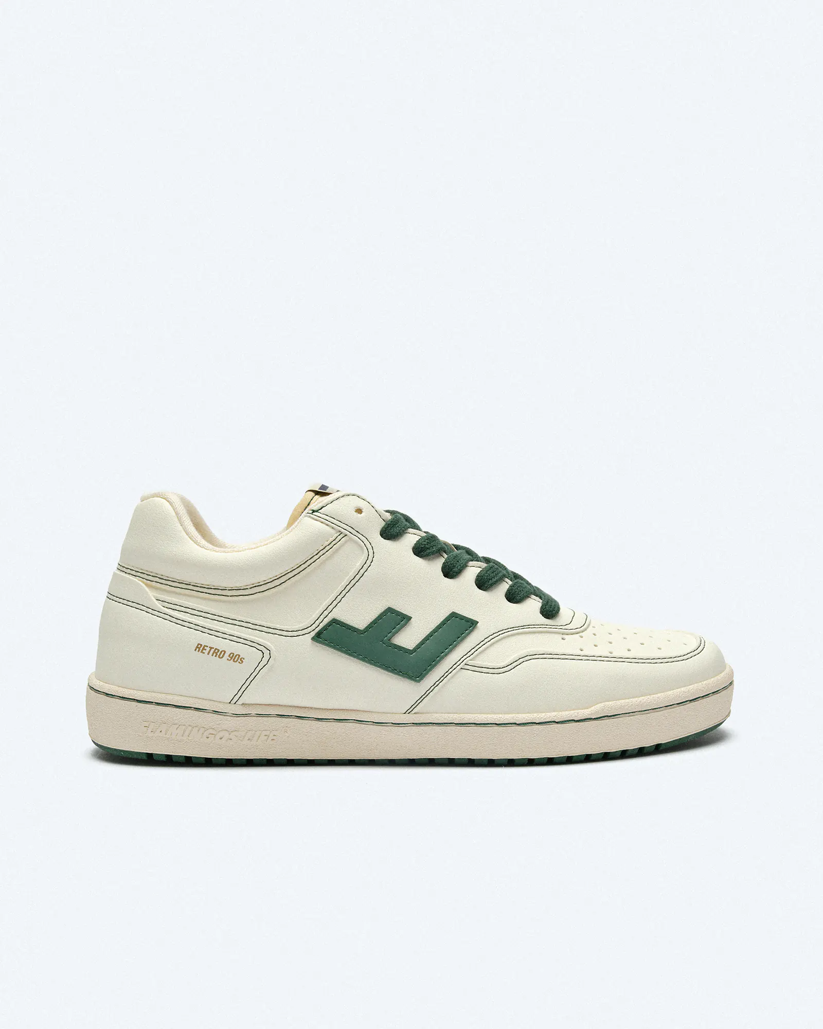 Flamingos Life Retro 90s Sneaker Pearl Forrest Flamingos Life Retro 90s Sneaker Pearl Forrest