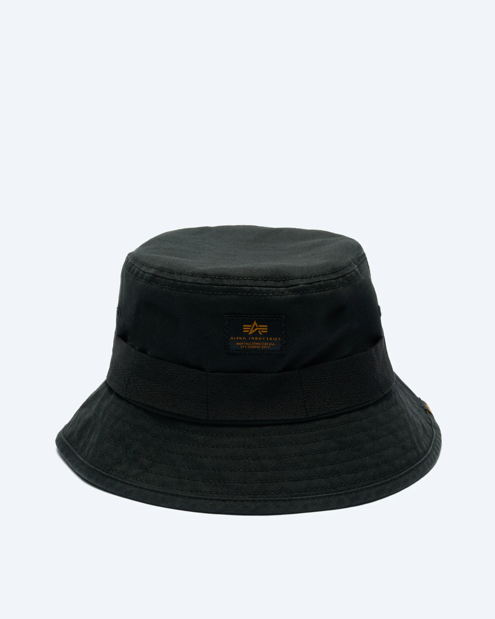 Alpha Industries Washed Out Bucket Hat Black