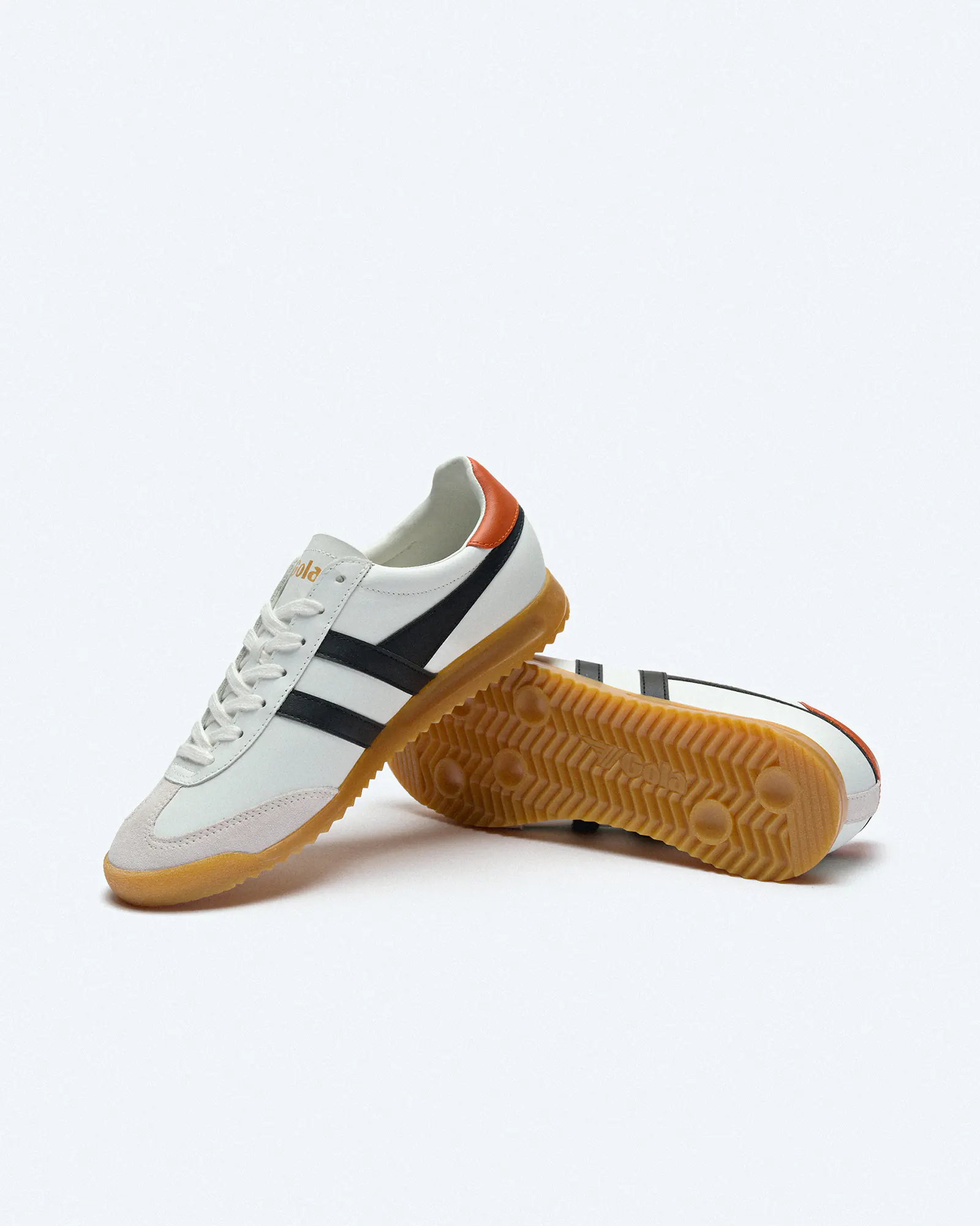 Gola Torpedo Leather Sneaker White/Black/Moody Orange Gola Torpedo Leather Sneaker White/Black/Moody Orange