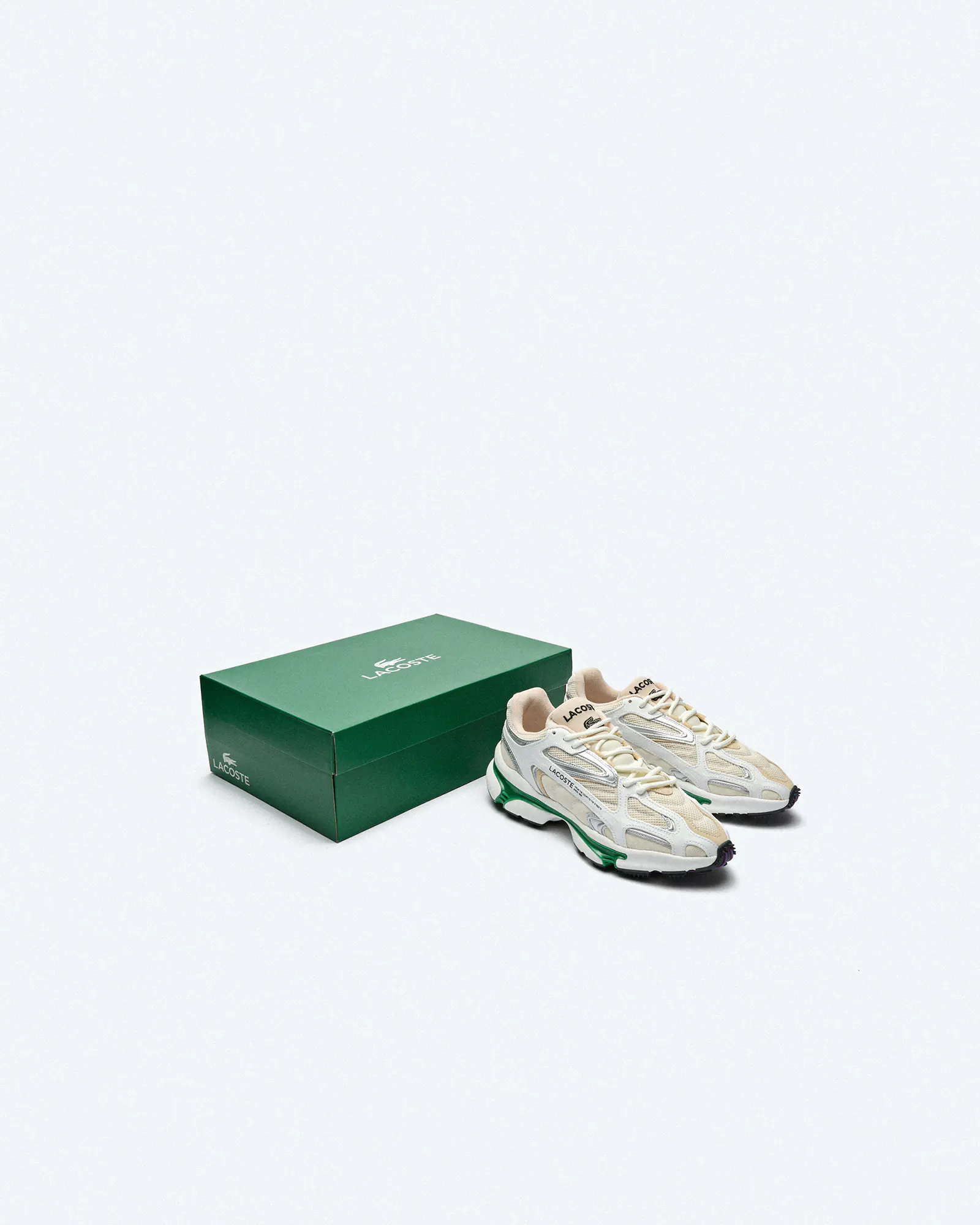 Lacoste L003 2K24 124 1 SMA Sneaker White/Green Lacoste L003 2K24 124 1 SMA Sneaker White/Green