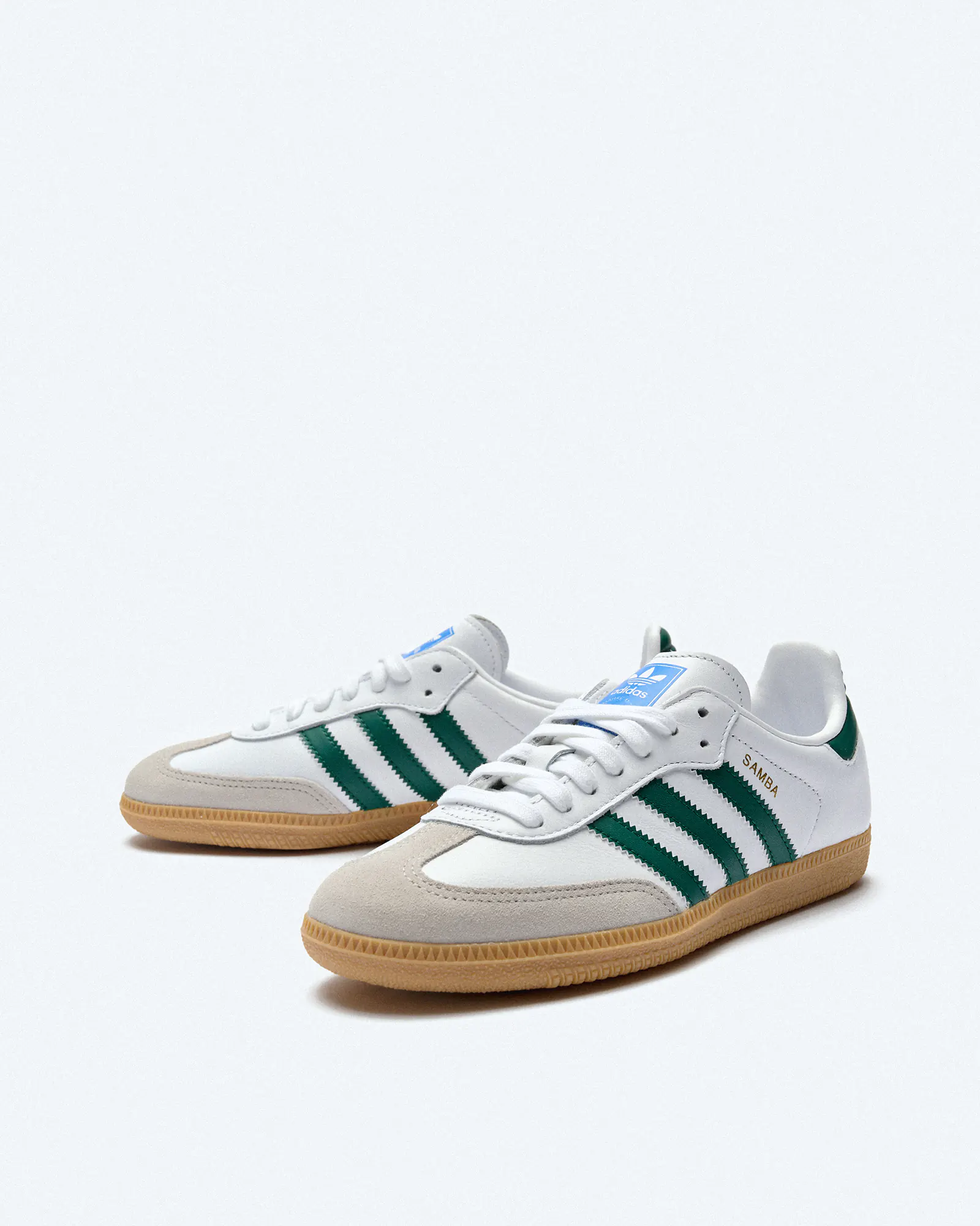 adidas Originals Samba OG Sneaker White/Green/Gum adidas Originals Samba OG Sneaker White/Green/Gum