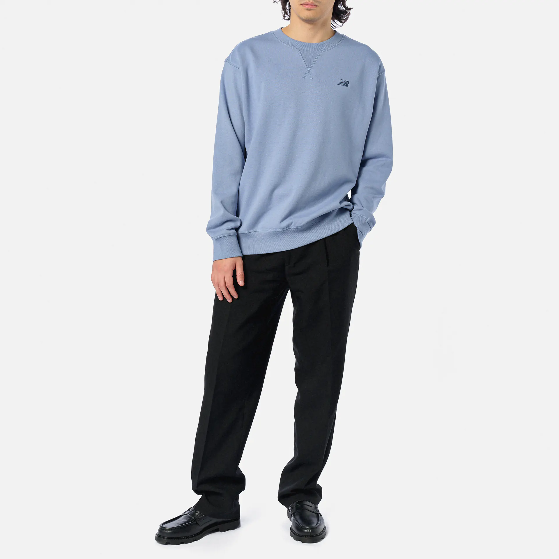 New Balance Athletics French Terry Sweatshirt Dusk Shower